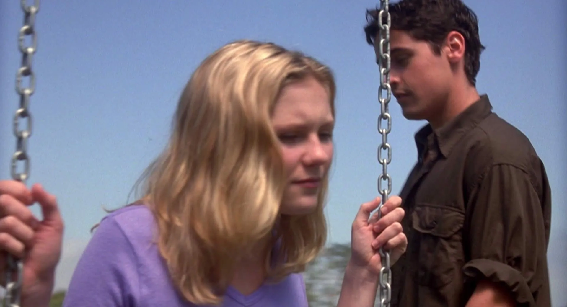 Kirsten Dunst and Jesse Bradford in Bring It On (2000)