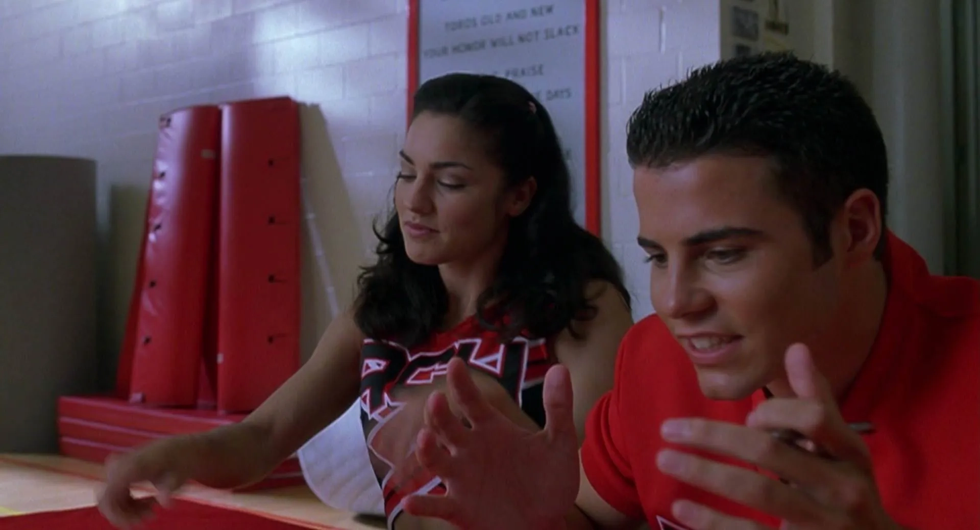 Tsianina Joelson and Nathan West in Bring It On (2000)