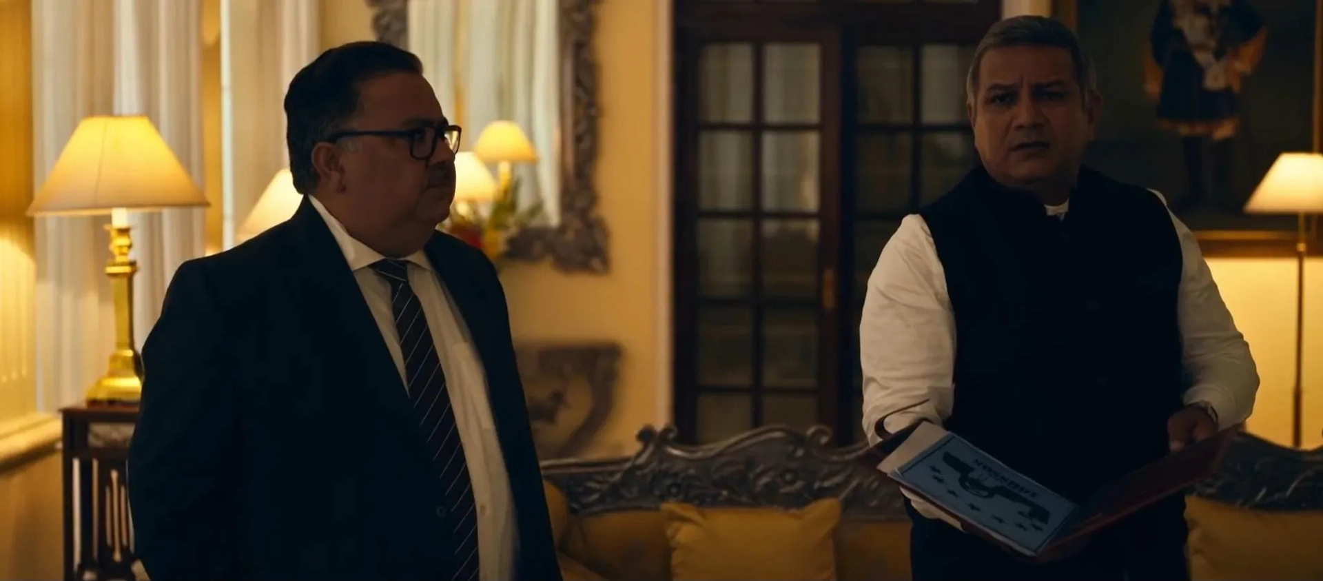 Manoj Pahwa and Kumud Mishra in Anek (2022)