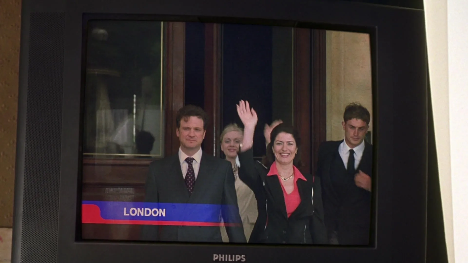 Colin Firth, Anna Chancellor, and Christina Cole in What a Girl Wants (2003)