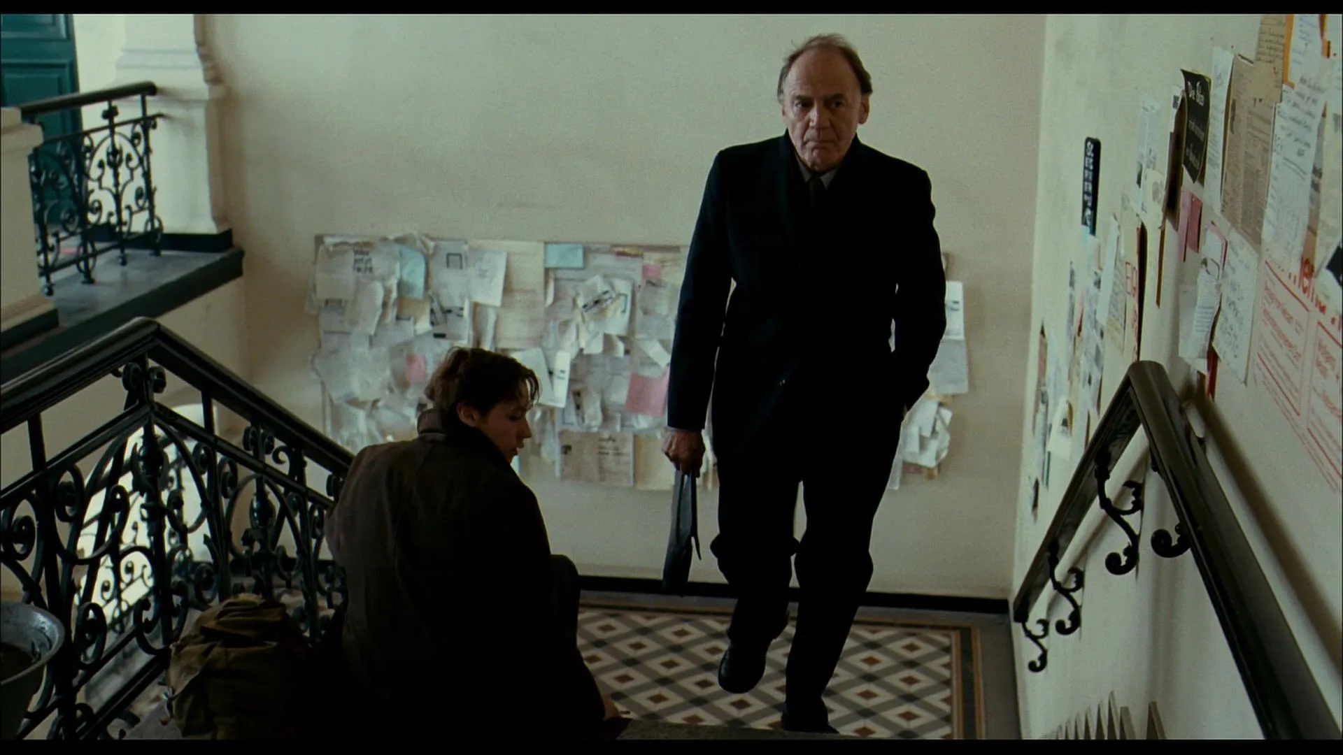 Bruno Ganz and David Kross in The Reader (2008)