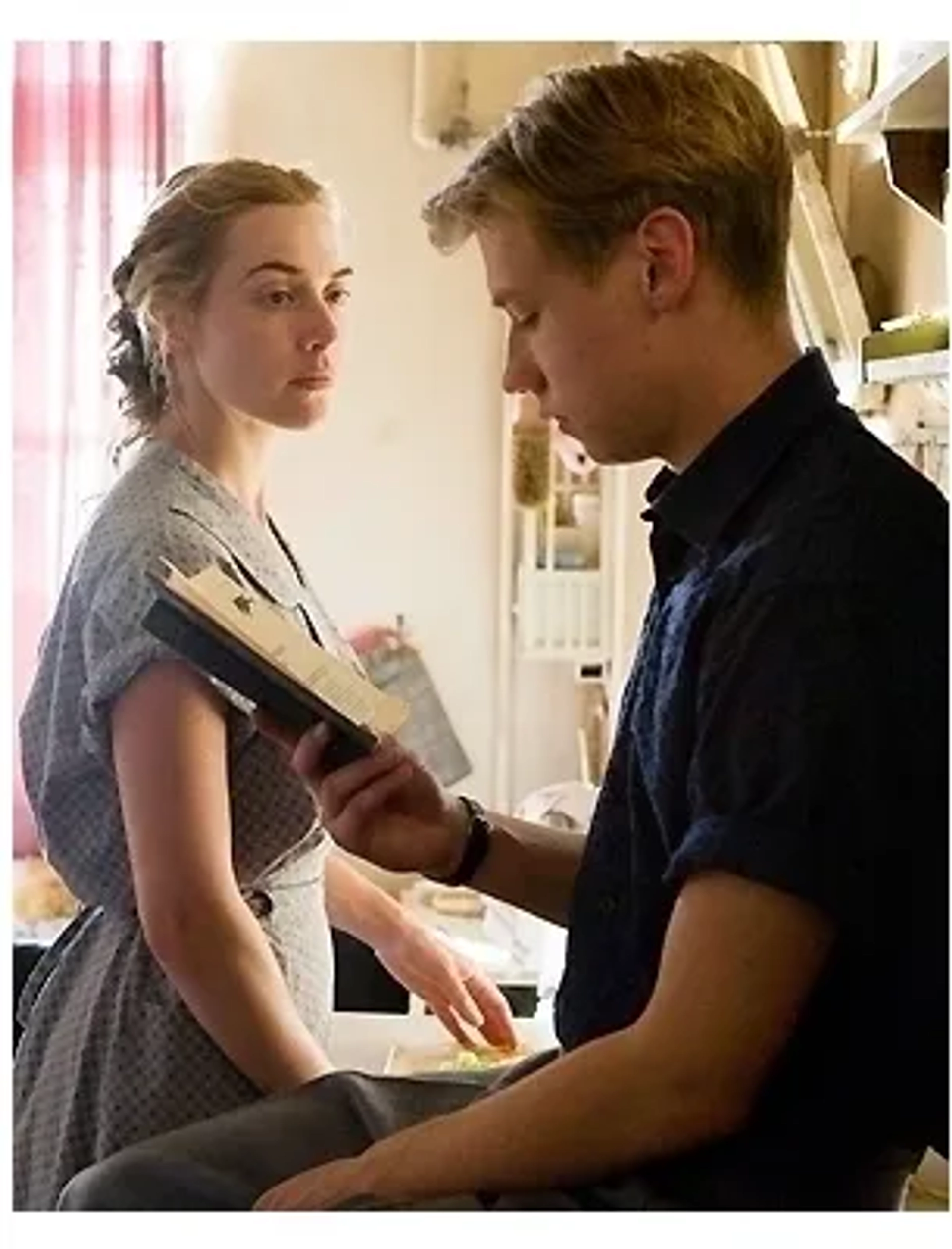 Kate Winslet and David Kross in The Reader (2008)