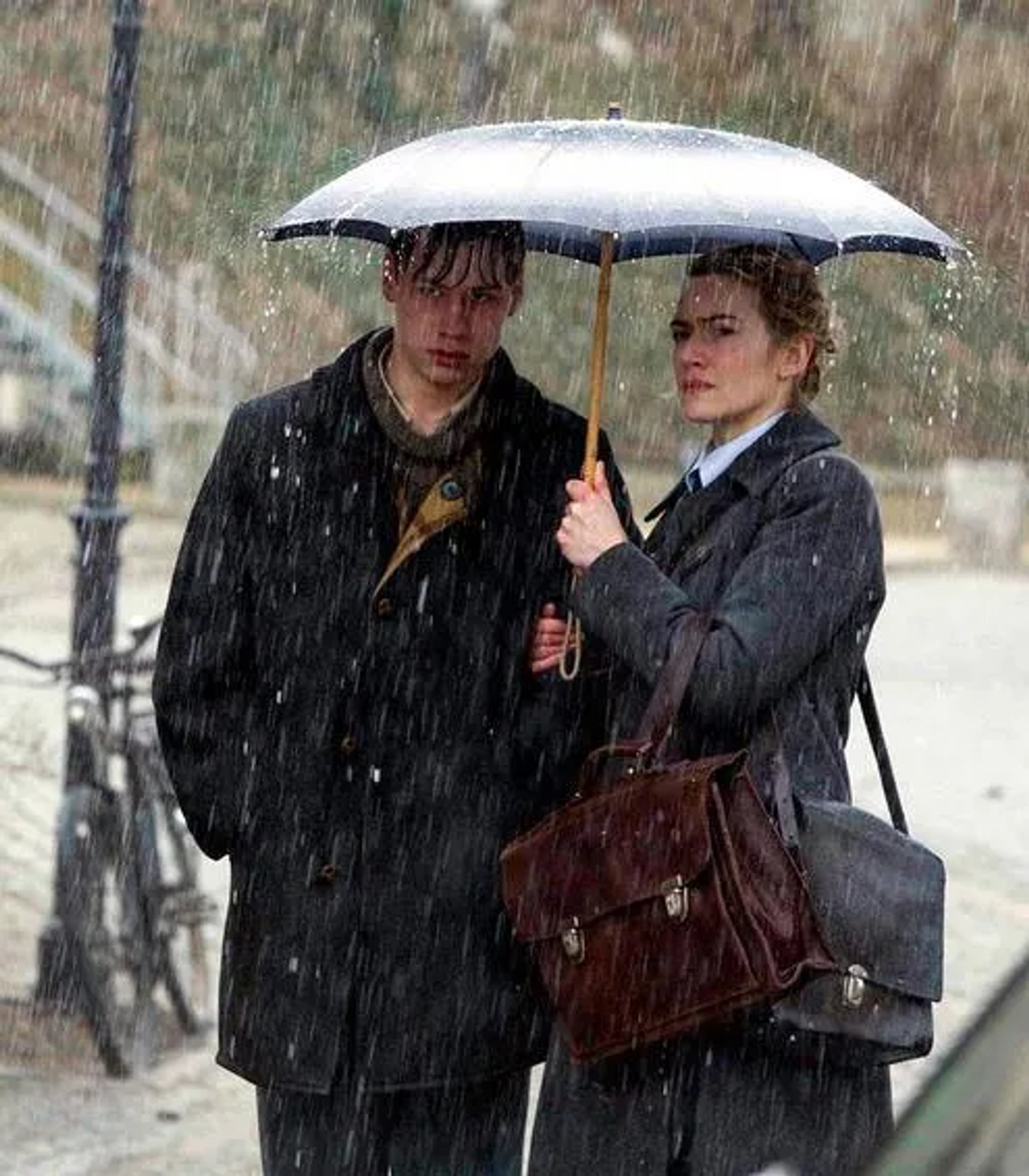 Kate Winslet and David Kross in The Reader (2008)