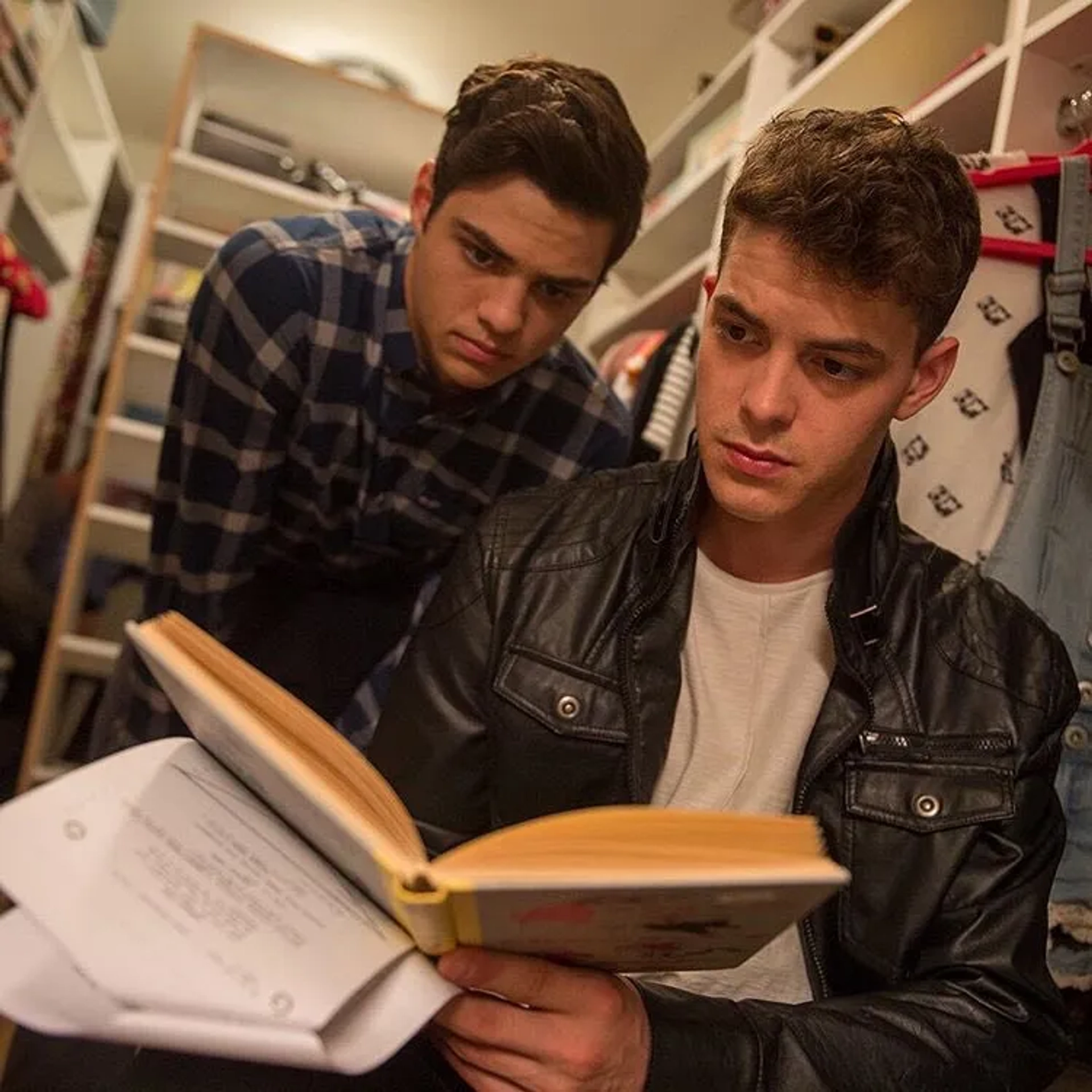 Noah Centineo and Israel Broussard in To All the Boys I've Loved Before (2018)