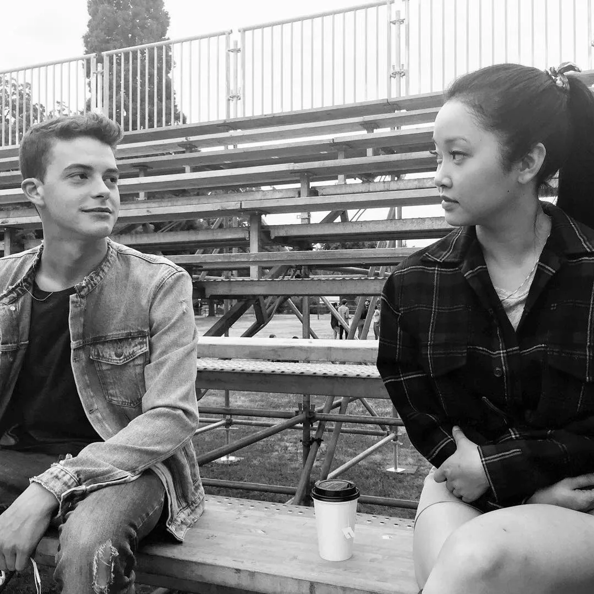 Israel Broussard and Lana Condor in To All the Boys I've Loved Before (2018)