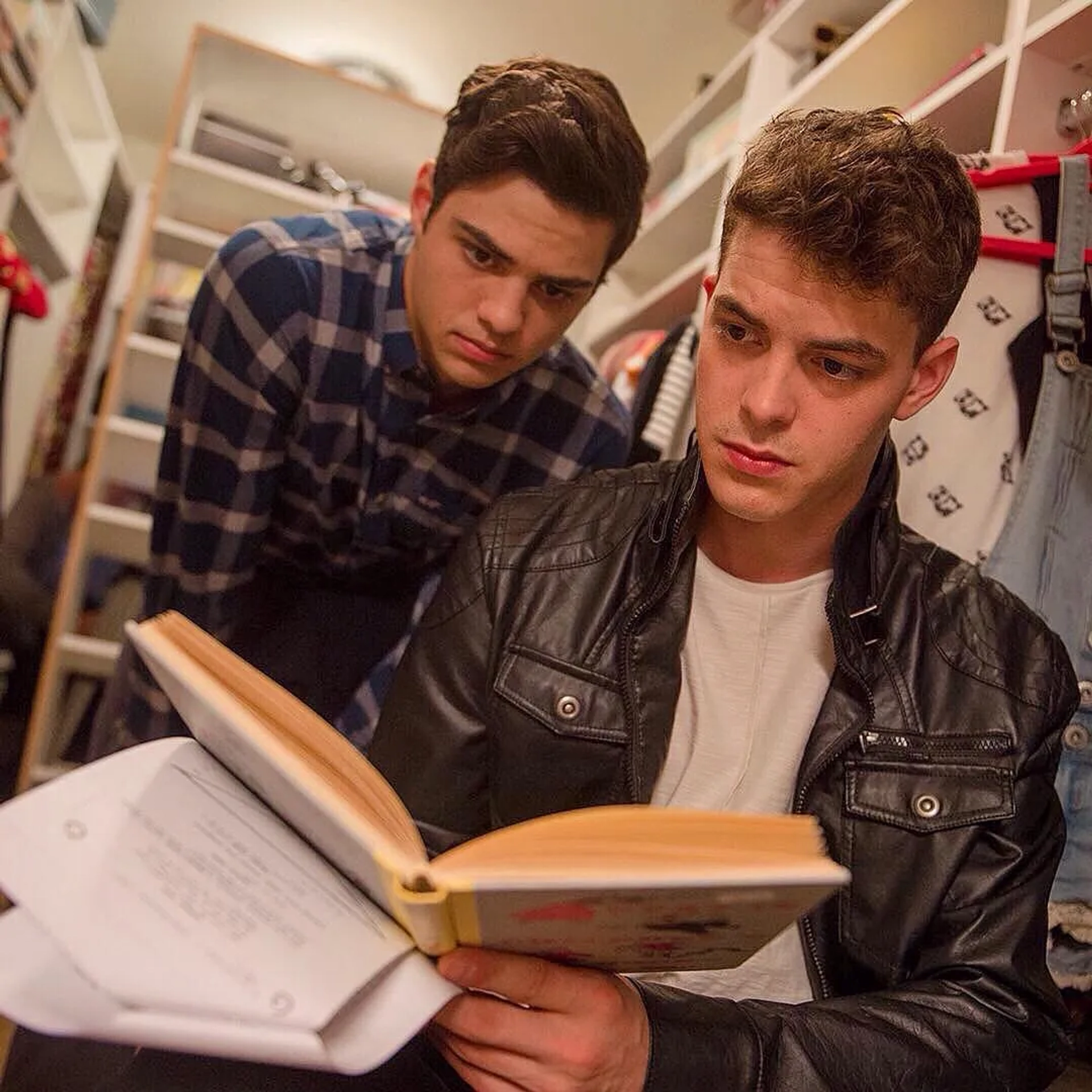 Noah Centineo and Israel Broussard in To All the Boys I've Loved Before (2018)