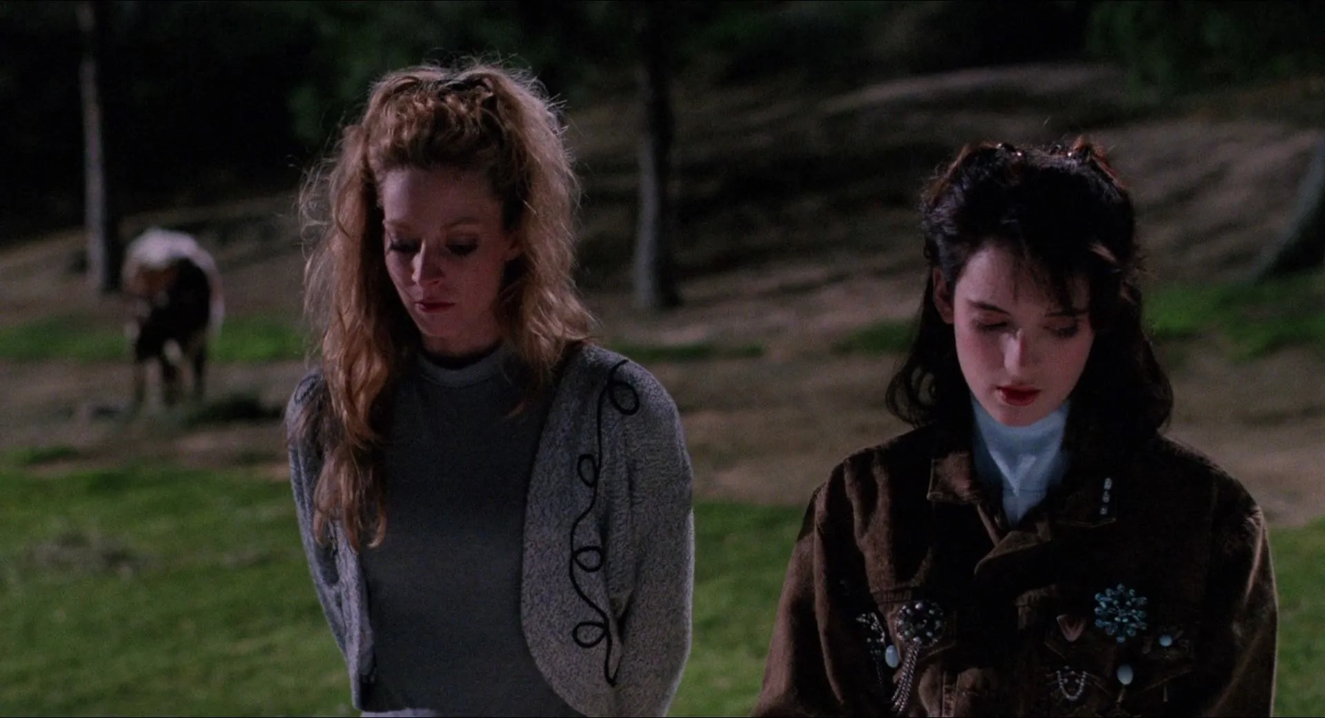 Winona Ryder and Lisanne Falk in Heathers (1988)