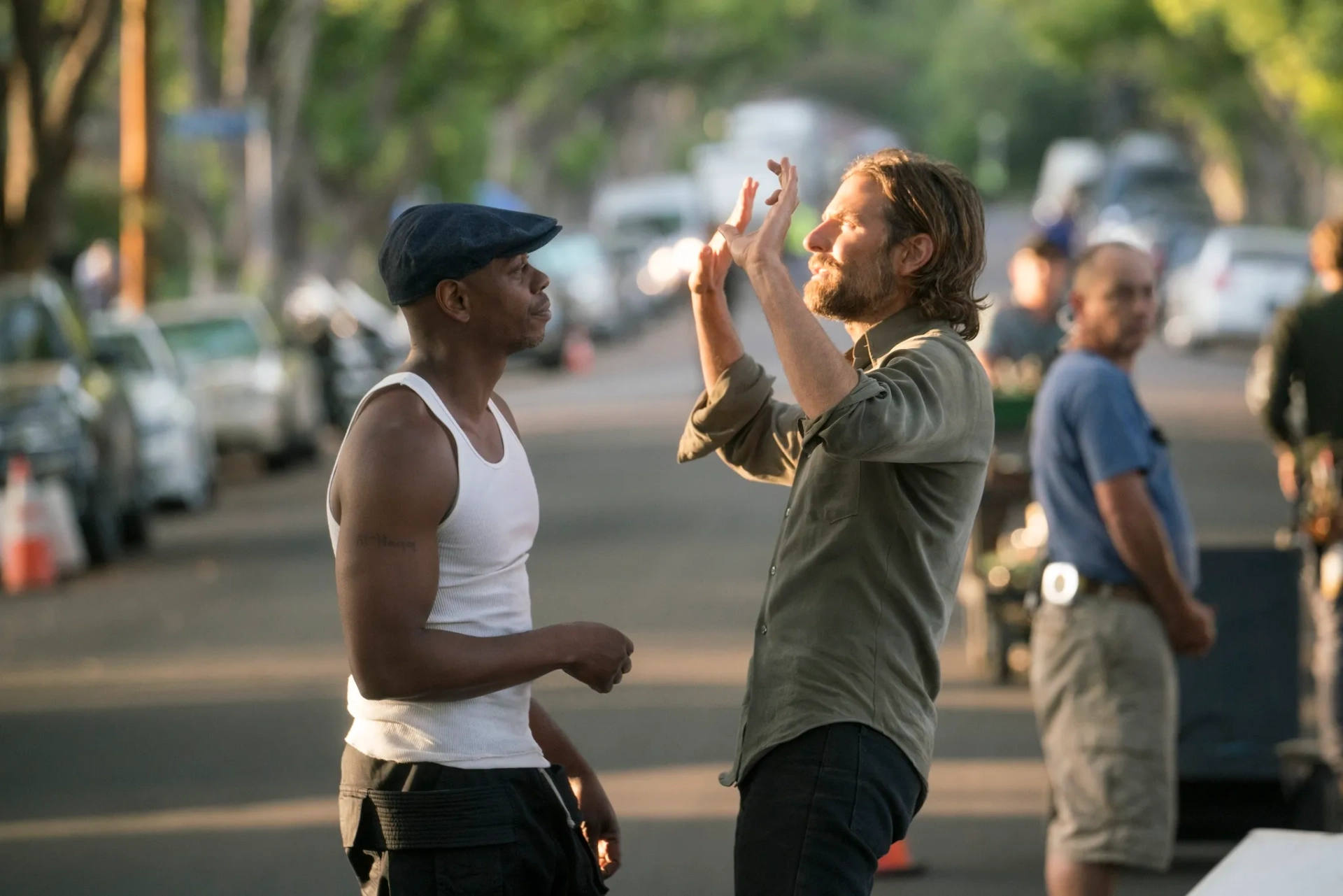 Dave Chappelle and Bradley Cooper in A Star Is Born (2018)