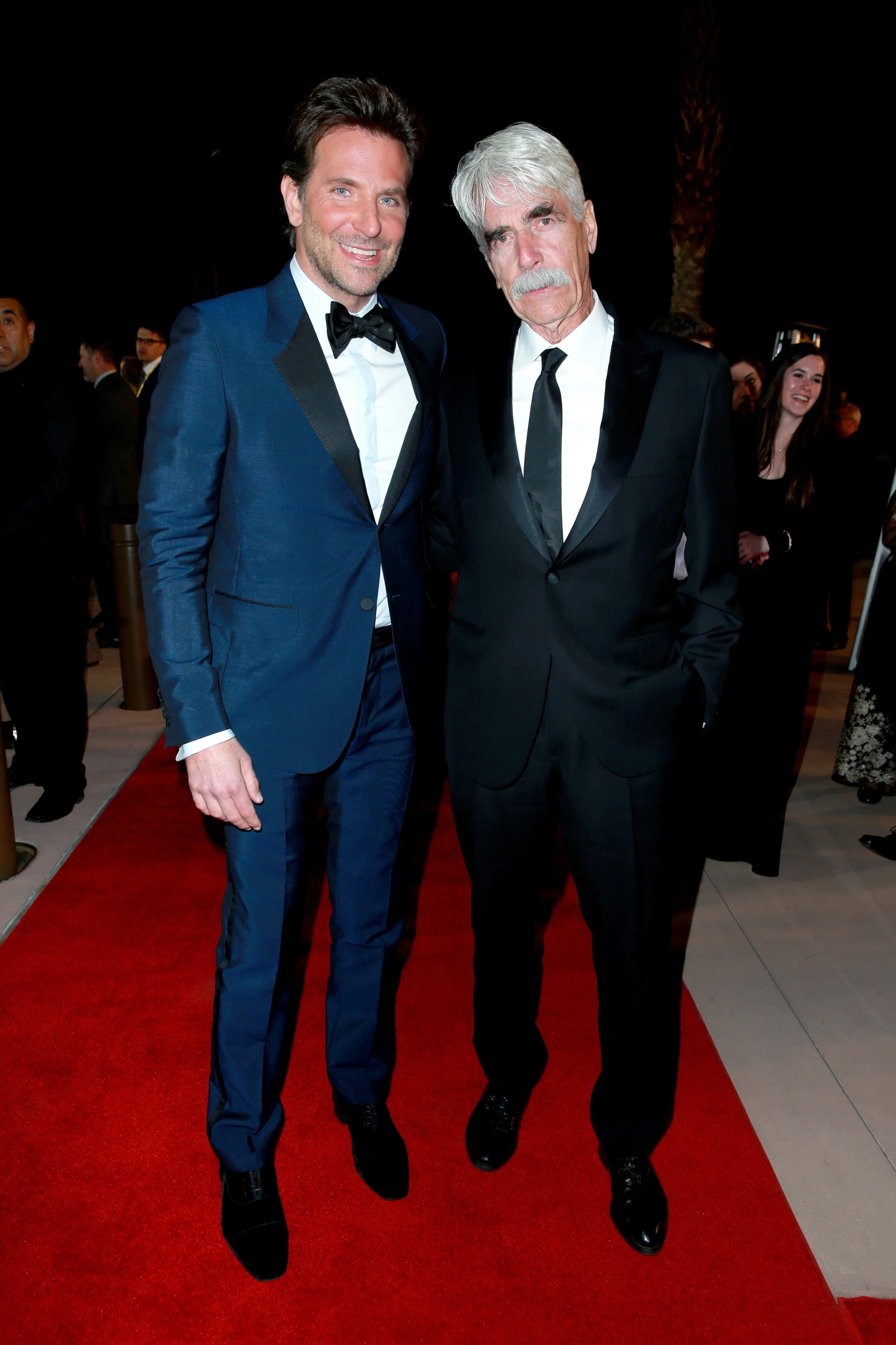 Sam Elliott and Bradley Cooper at an event for A Star Is Born (2018)