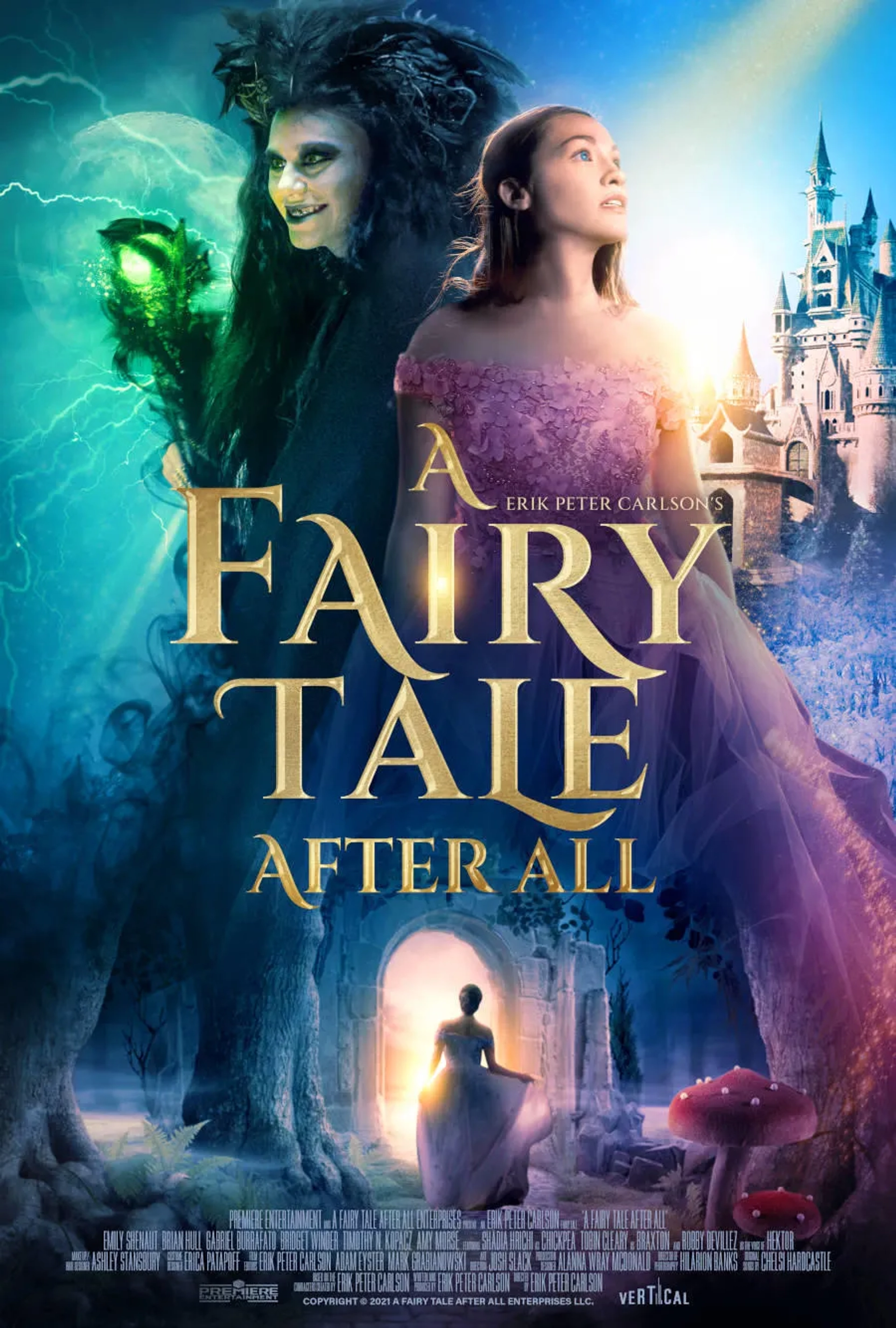 Bridget Winder, Brian Hull, and Emily Shenaut in A Fairy Tale After All (2022)