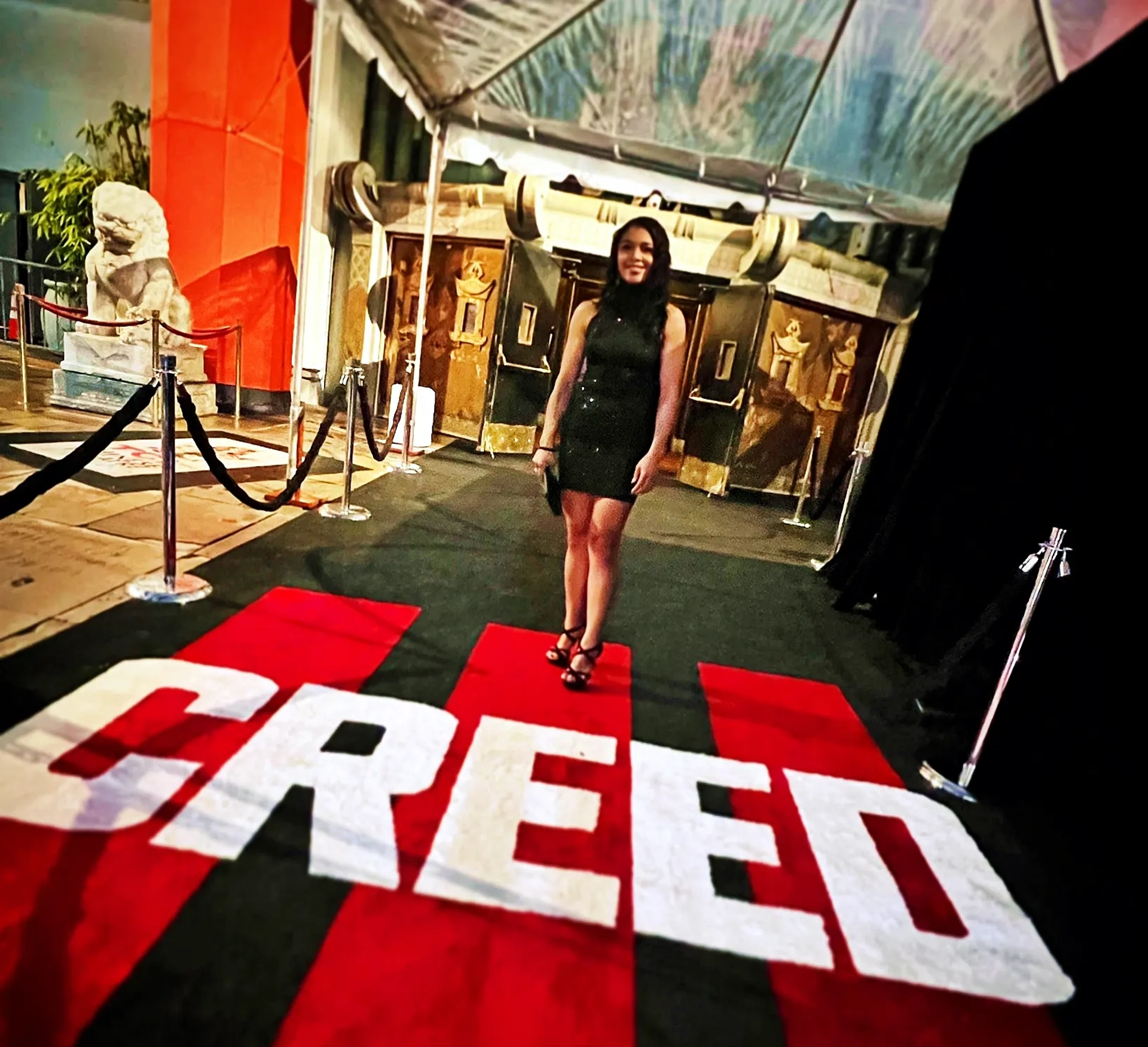 Jessica McCaskill at an event for Creed III (2023)