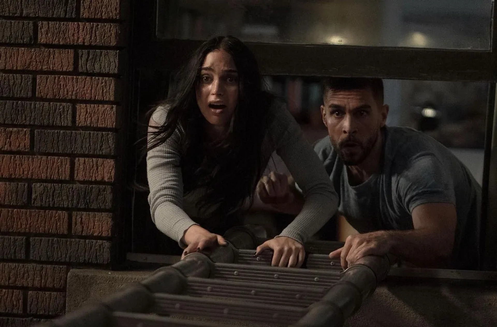 Josh Segarra and Melissa Barrera in Scream VI (2023)