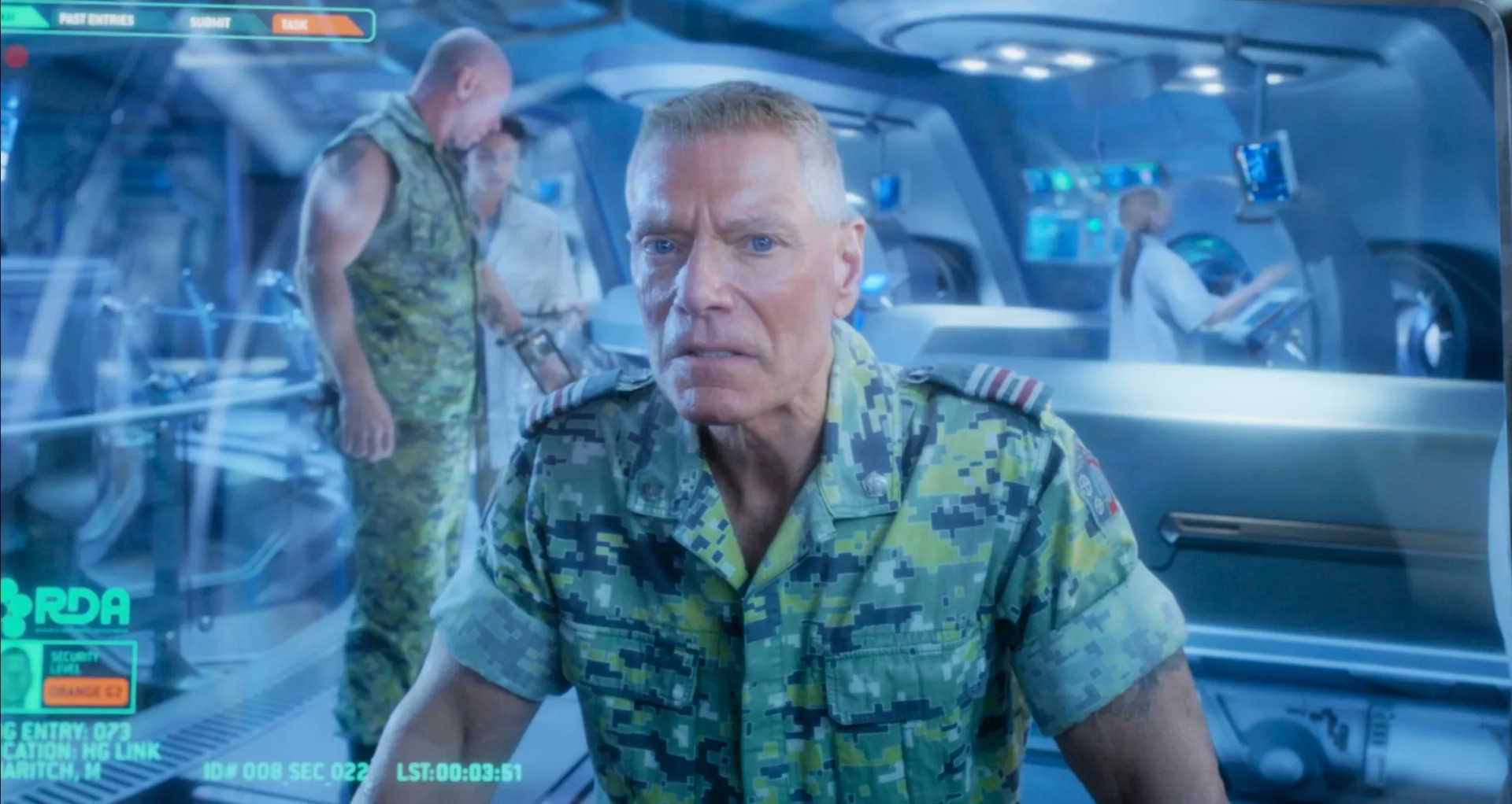 Stephen Lang and Matt Gerald in Avatar: The Way of Water (2022)