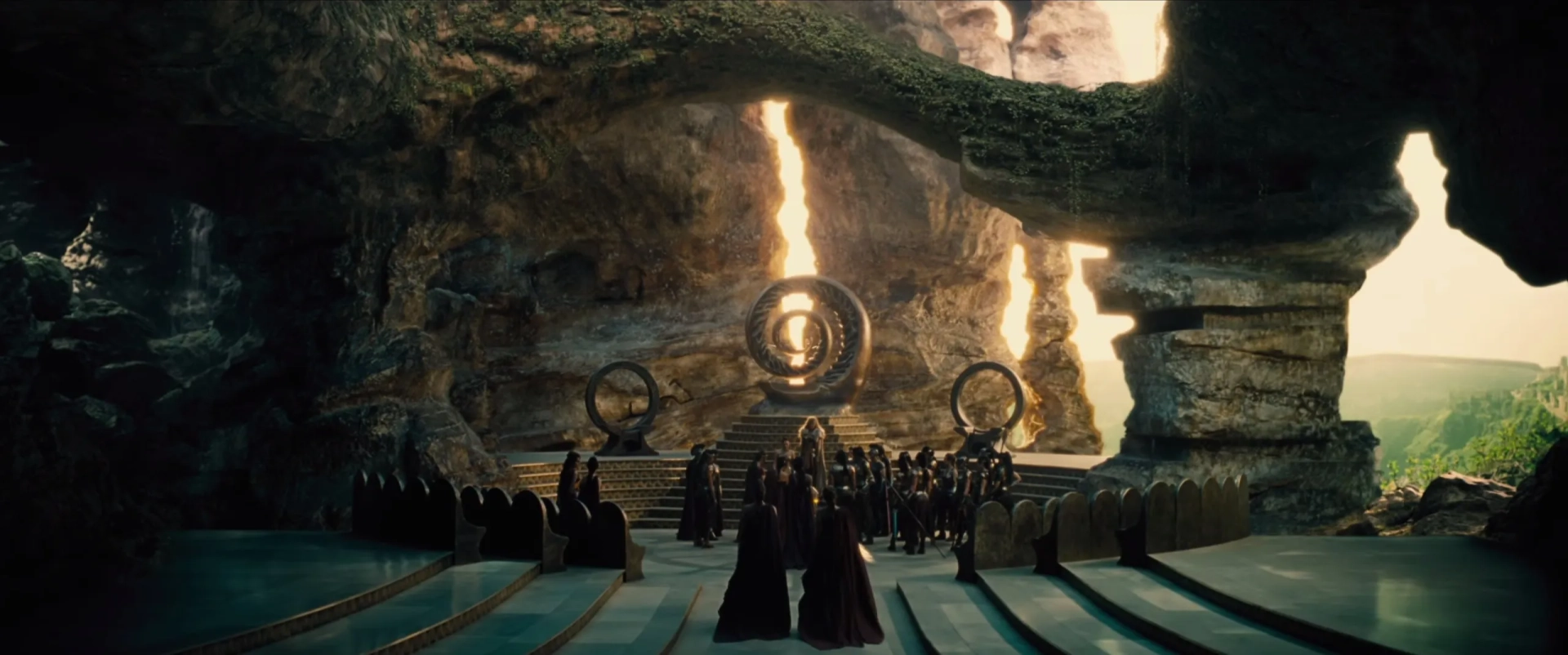 Connie Nielsen and Gal Gadot in Wonder Woman (2017)