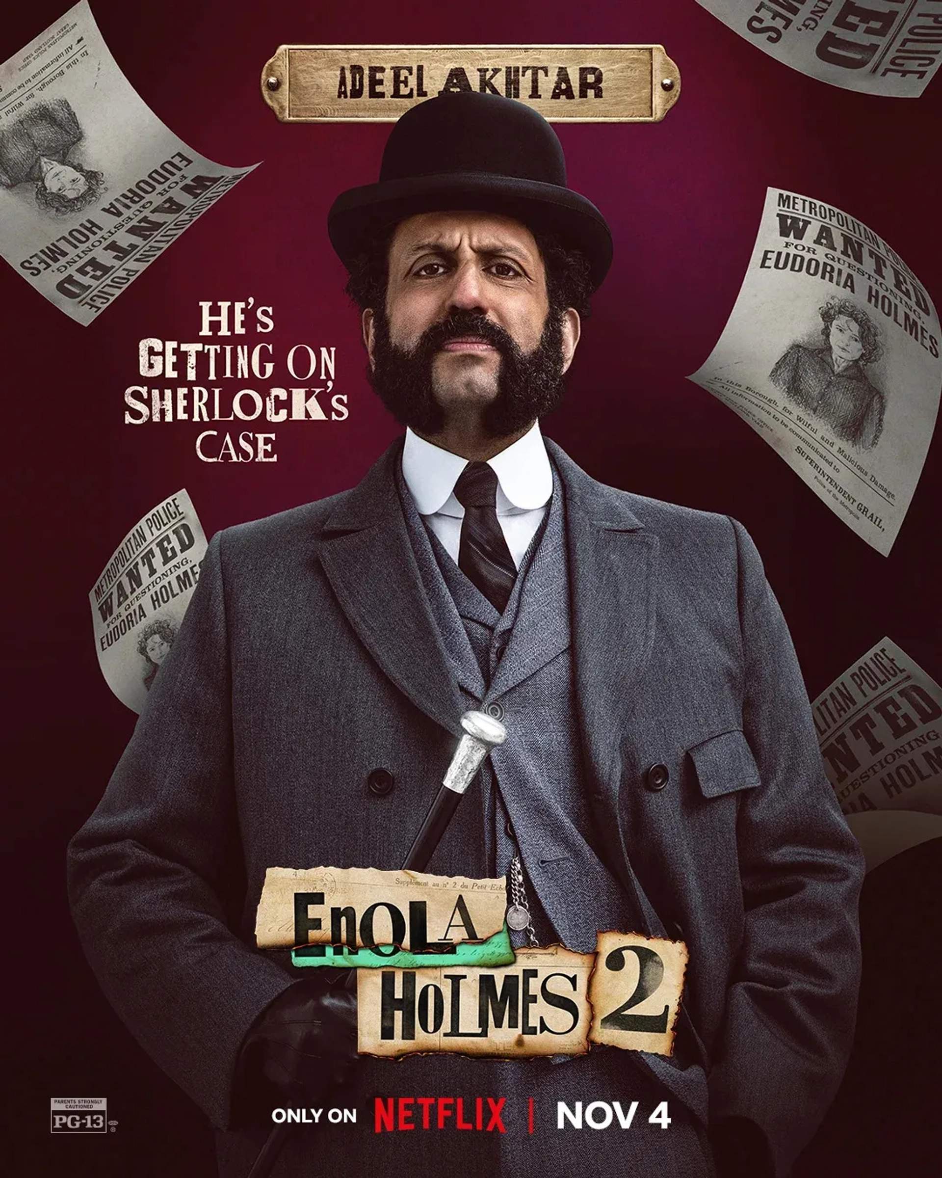 Adeel Akhtar in Enola Holmes 2 (2022)