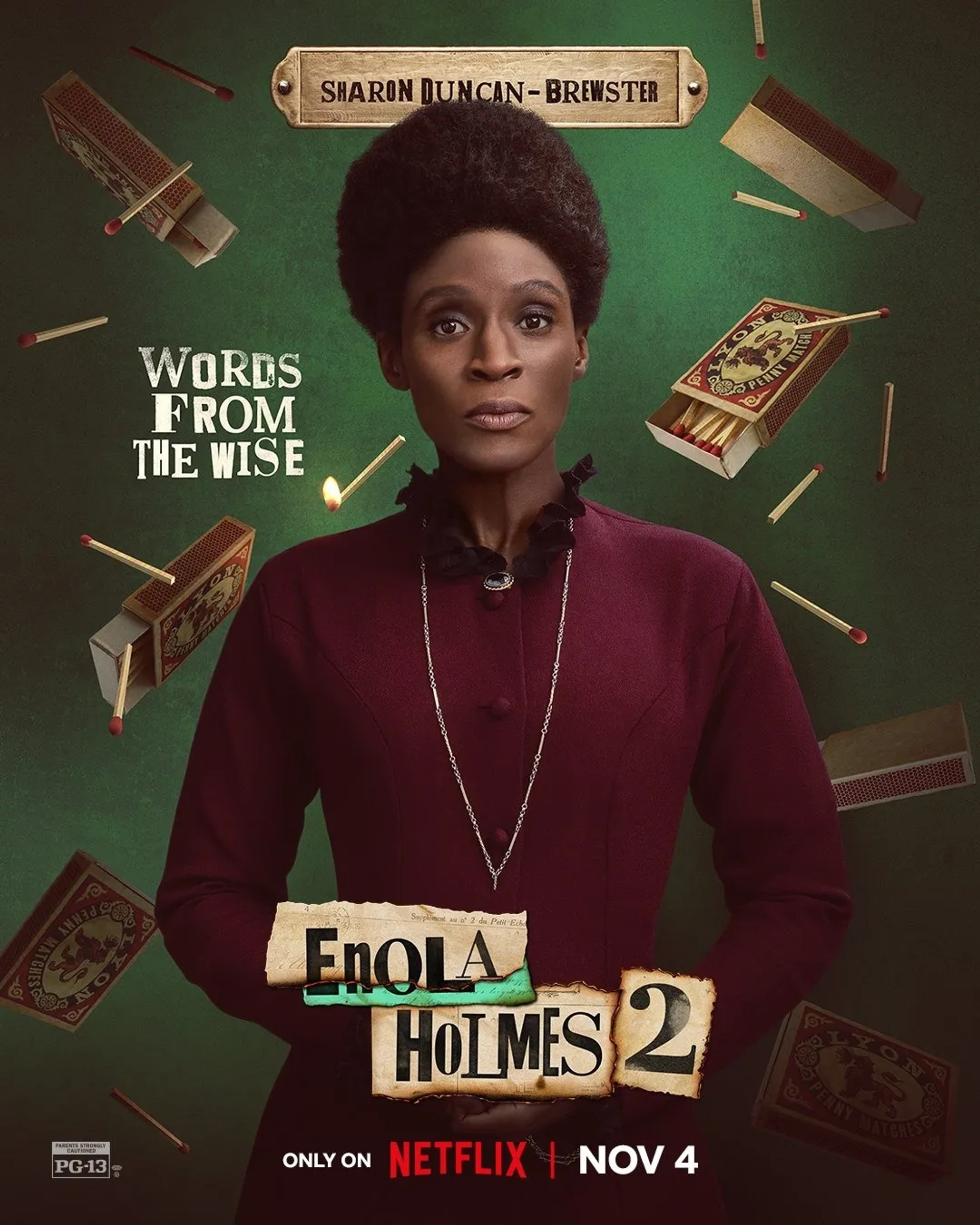 Sharon Duncan-Brewster in Enola Holmes 2 (2022)