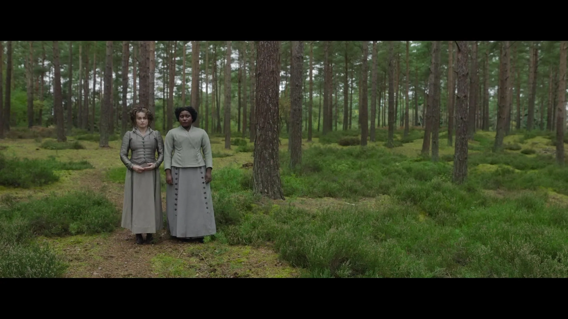 Helena Bonham Carter and Susan Wokoma in Enola Holmes 2 (2022)