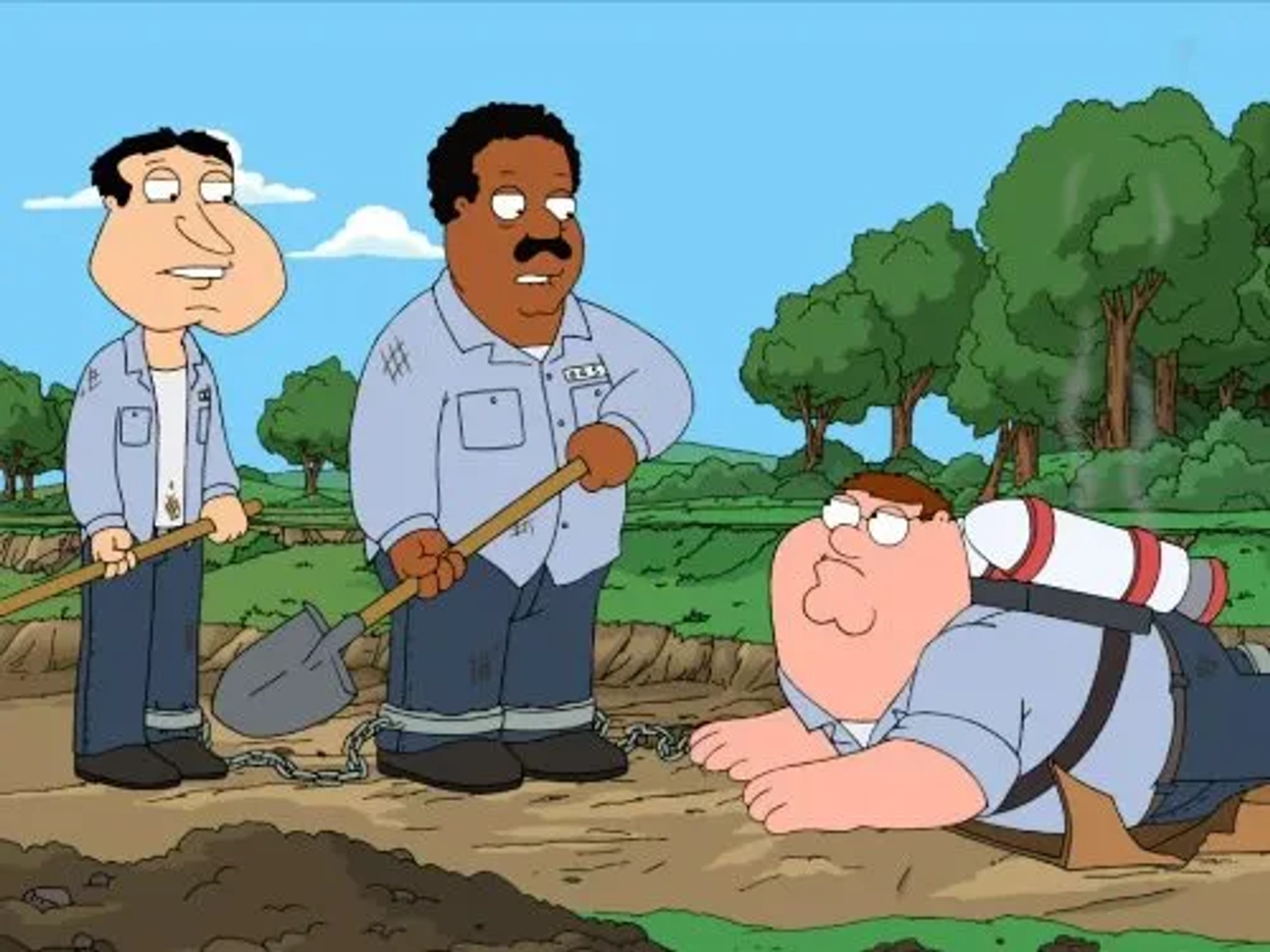 Seth MacFarlane and Mike Henry in Family Guy (1999)