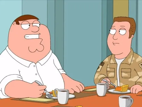 Scott Grimes and Seth MacFarlane in Family Guy (1999)