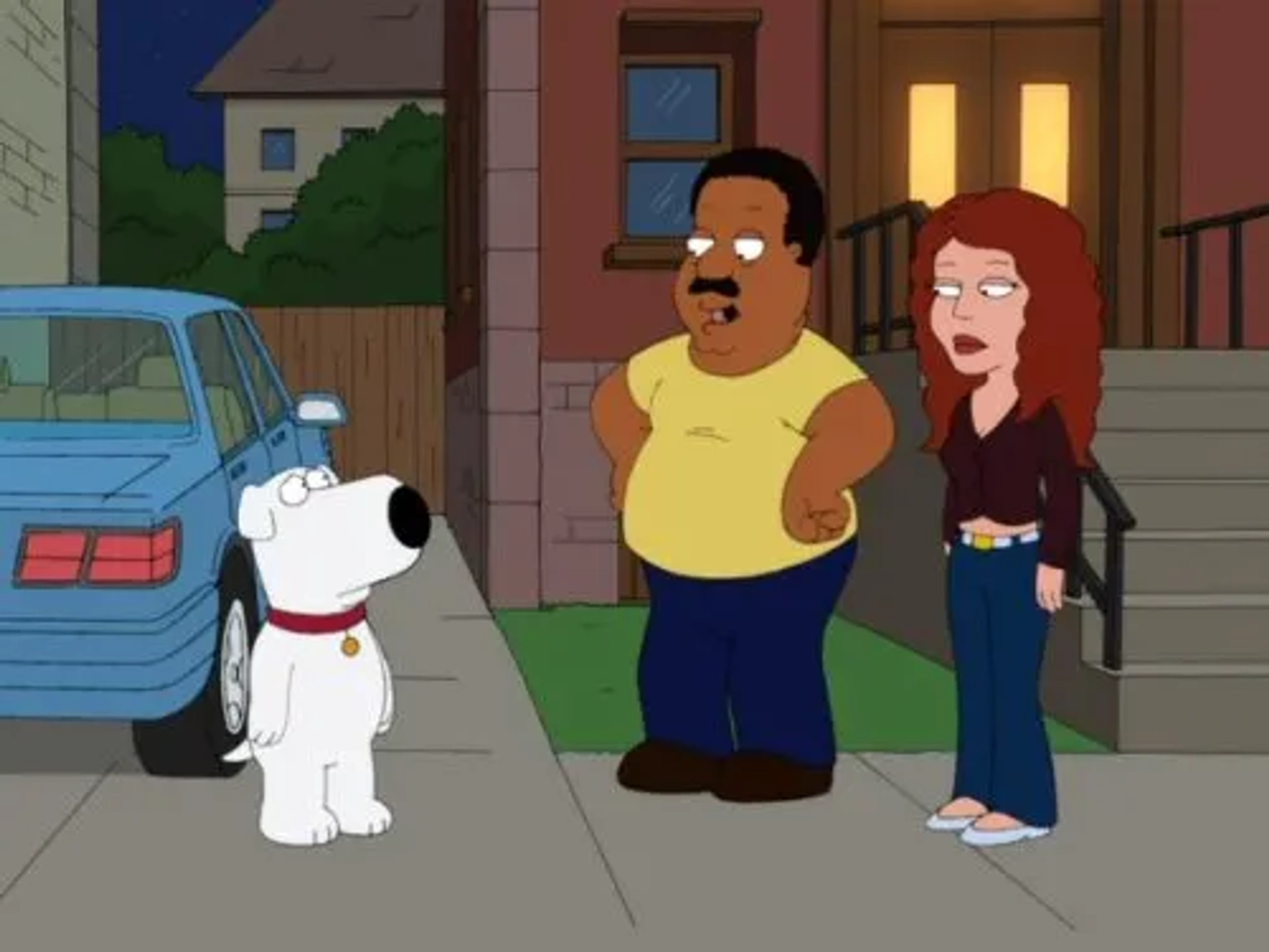 Seth MacFarlane, Mike Henry, and Kat Foster in Family Guy (1999)