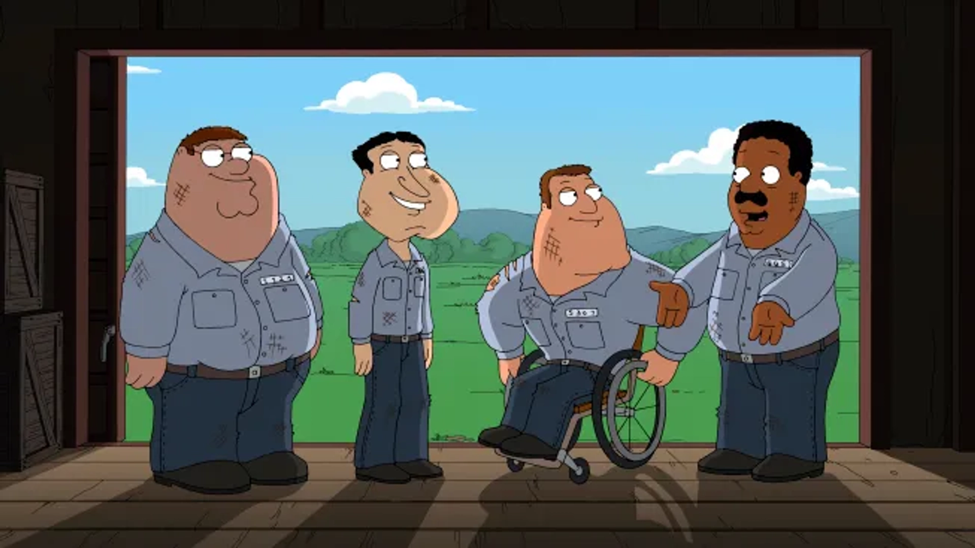 Seth MacFarlane, Patrick Warburton, and Mike Henry in Family Guy (1999)