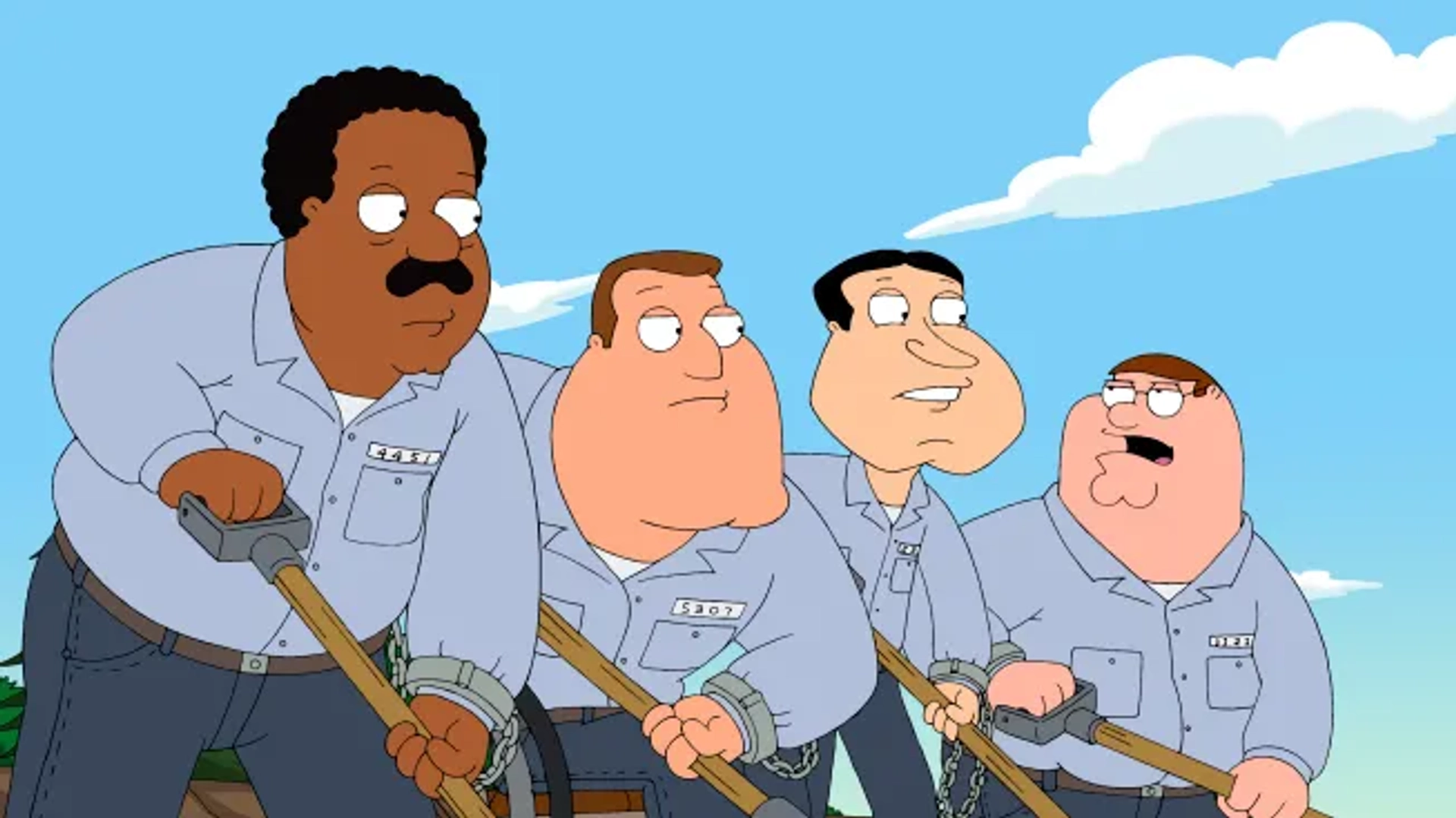 Seth MacFarlane, Patrick Warburton, and Mike Henry in Family Guy (1999)