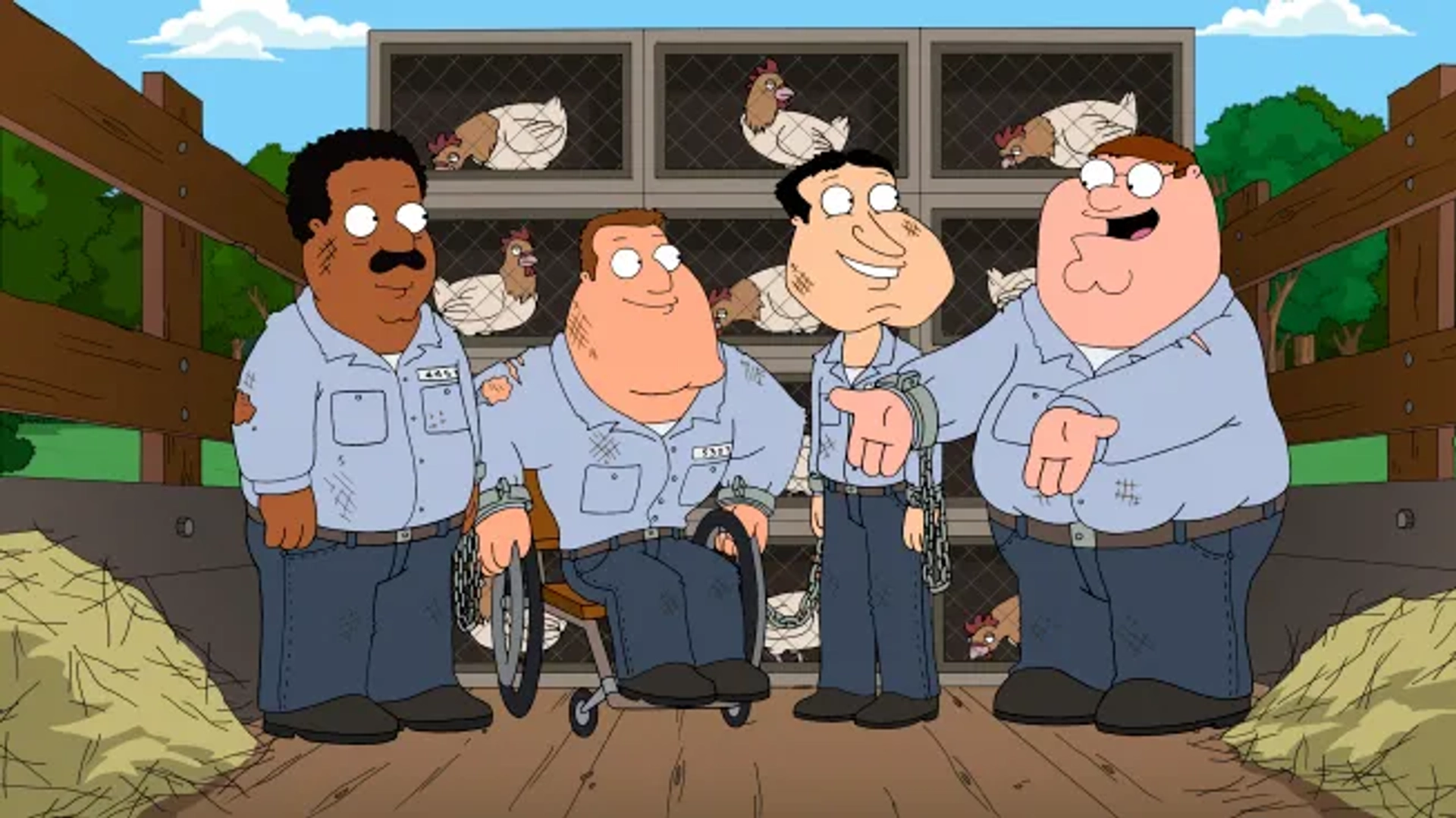 Seth MacFarlane, Patrick Warburton, and Mike Henry in Family Guy (1999)