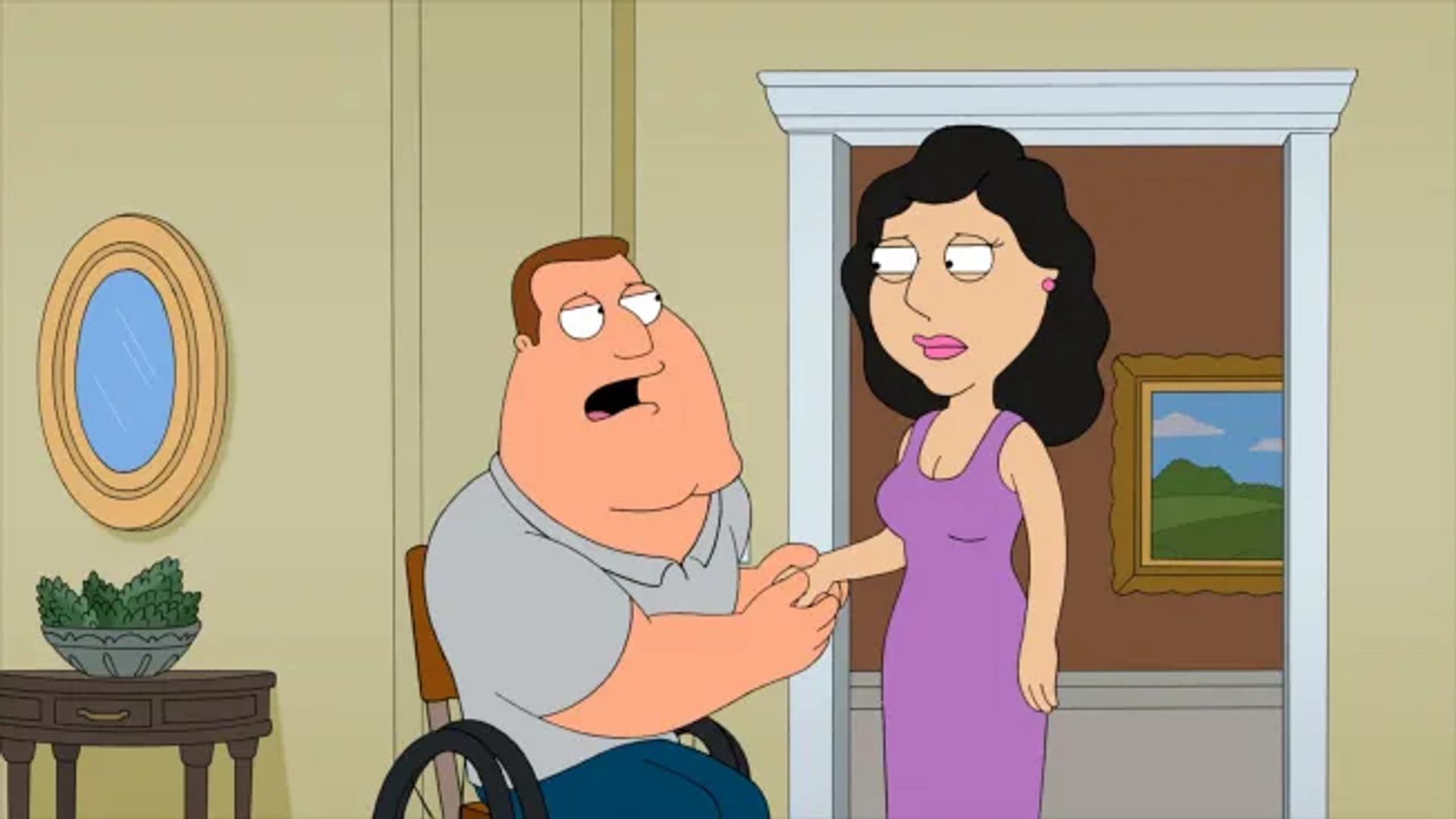 Jennifer Tilly and Patrick Warburton in Family Guy (1999)