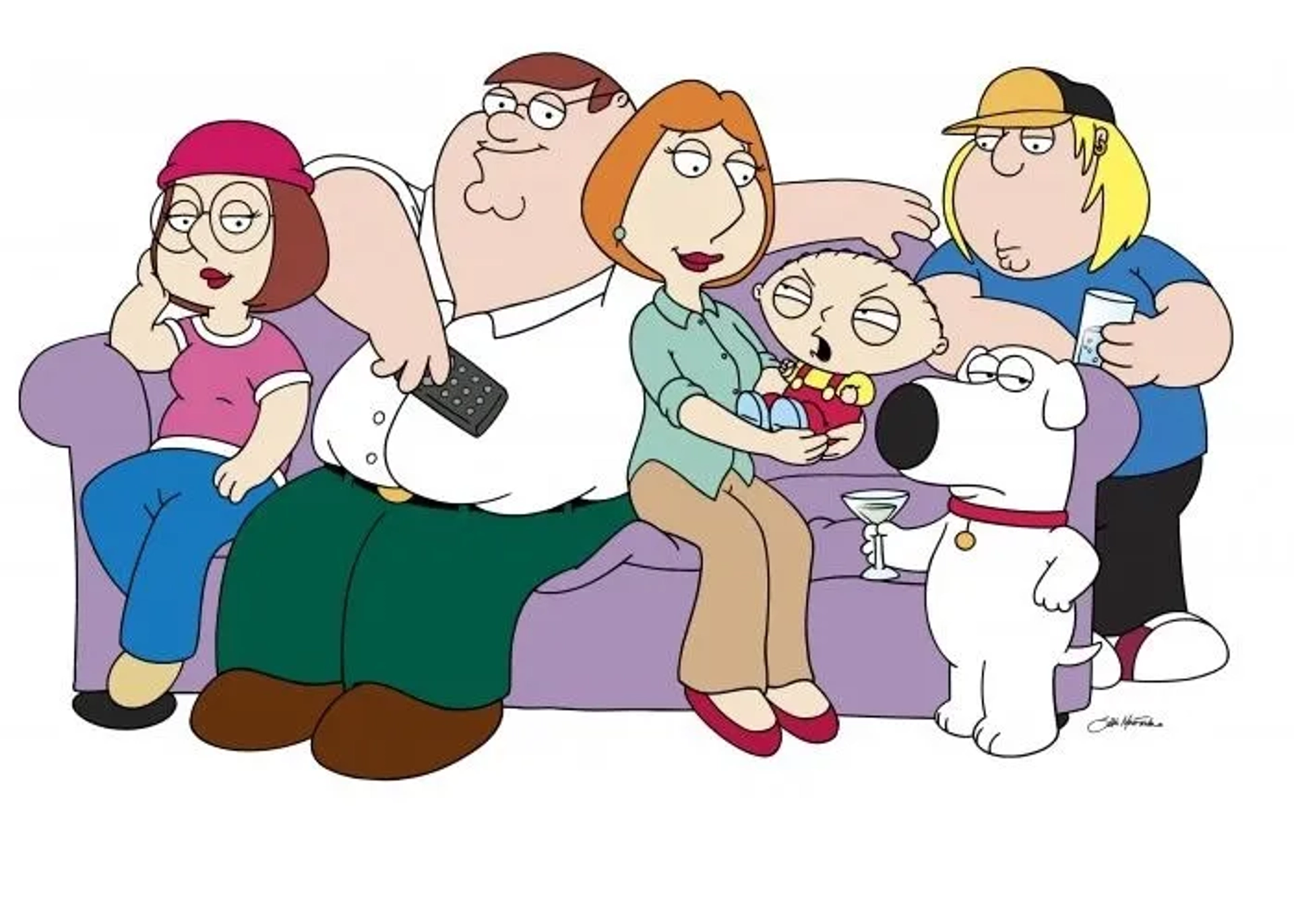 Seth Green, Mila Kunis, Alex Borstein, and Seth MacFarlane in Family Guy (1999)