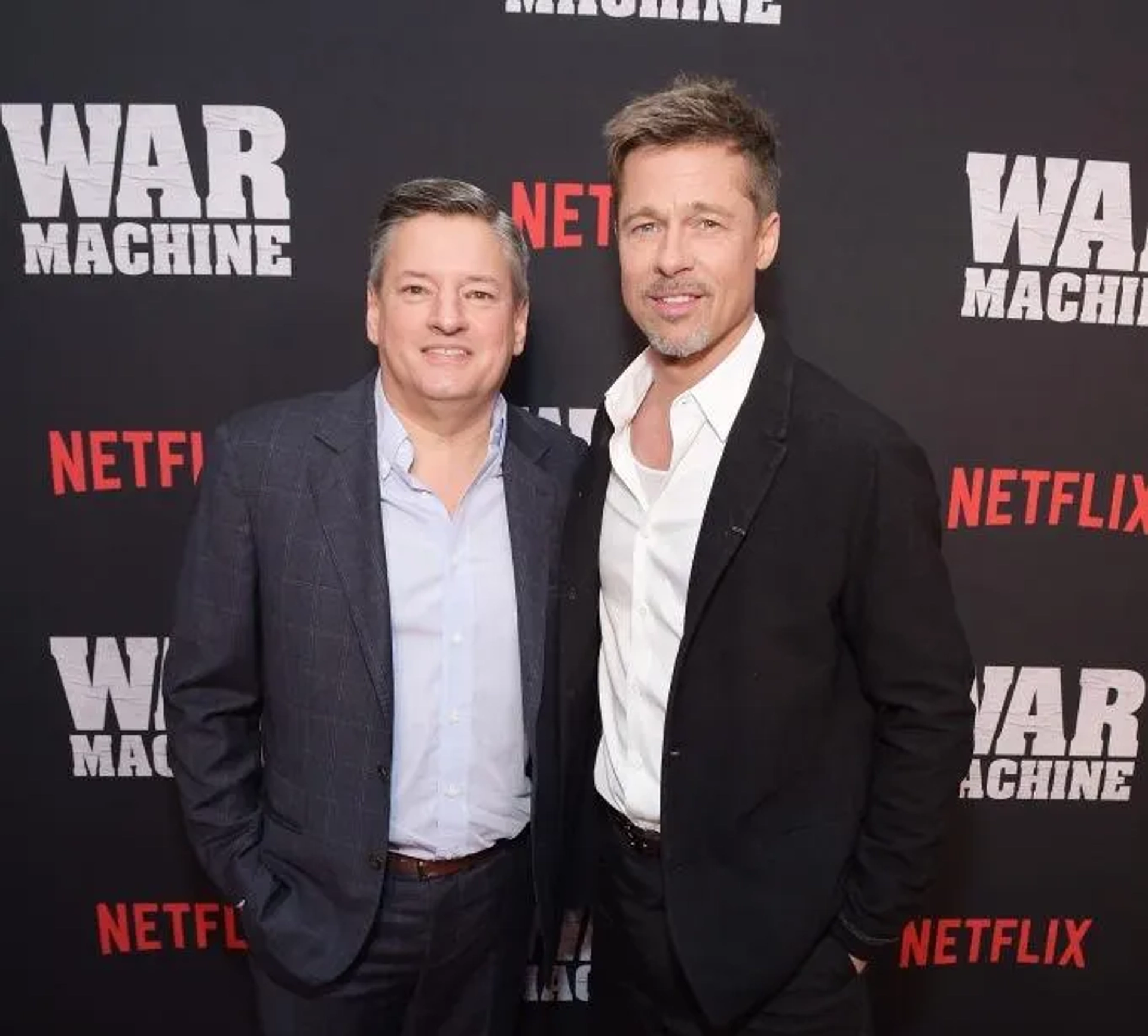 Brad Pitt at an event for War Machine (2017)