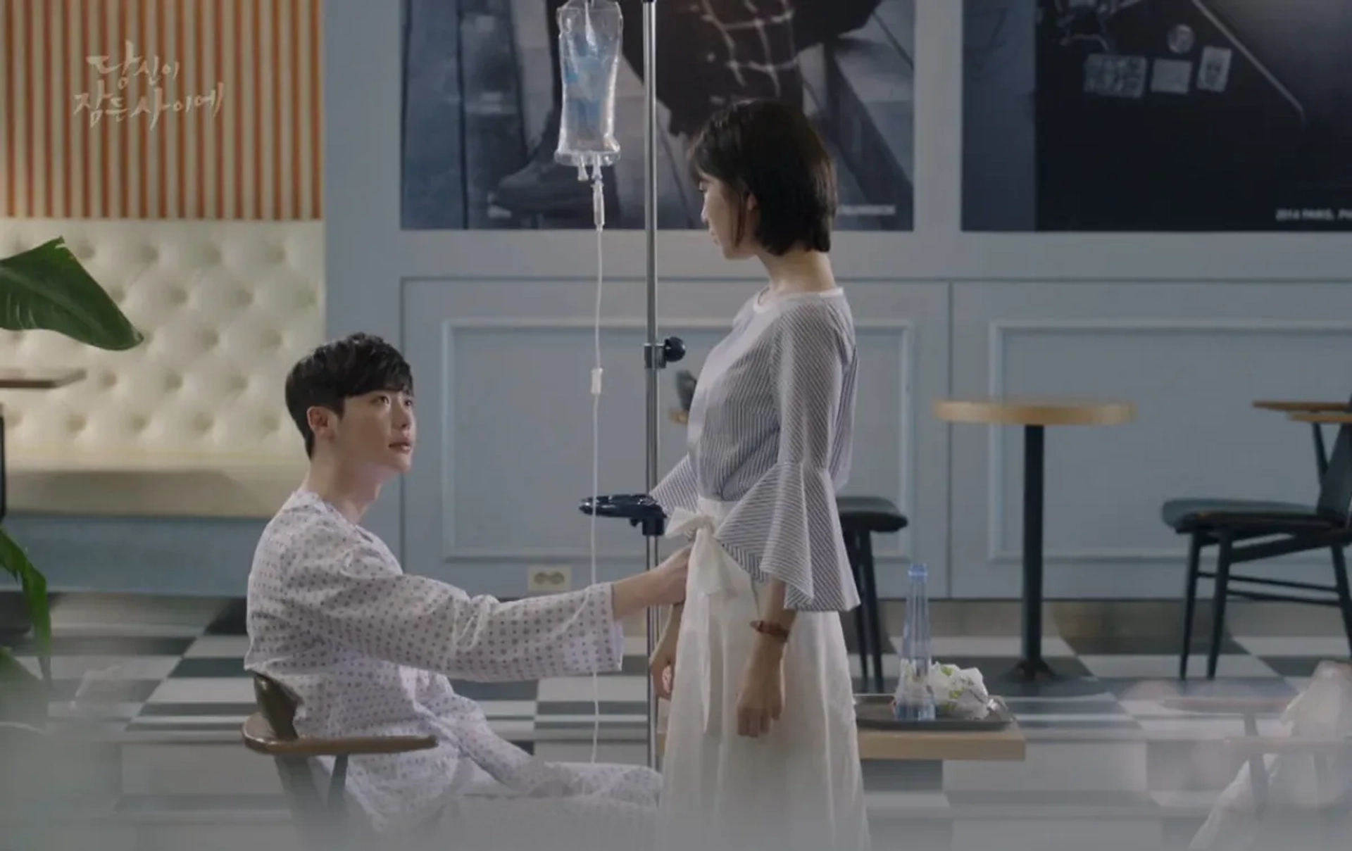 Lee Jong-Suk and Bae Suzy in While You Were Sleeping (2017)