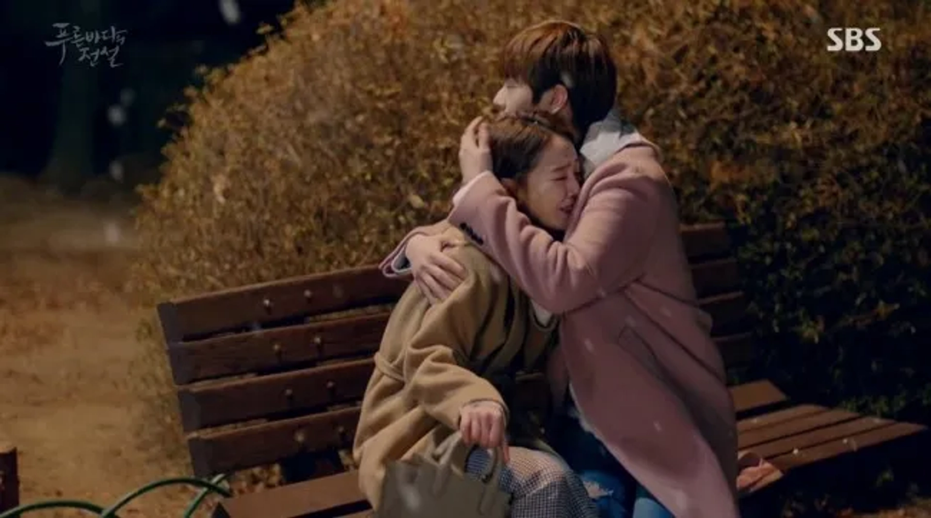 Shin Won-ho and Shin Hye-sun in Legend of the Blue Sea (2016)