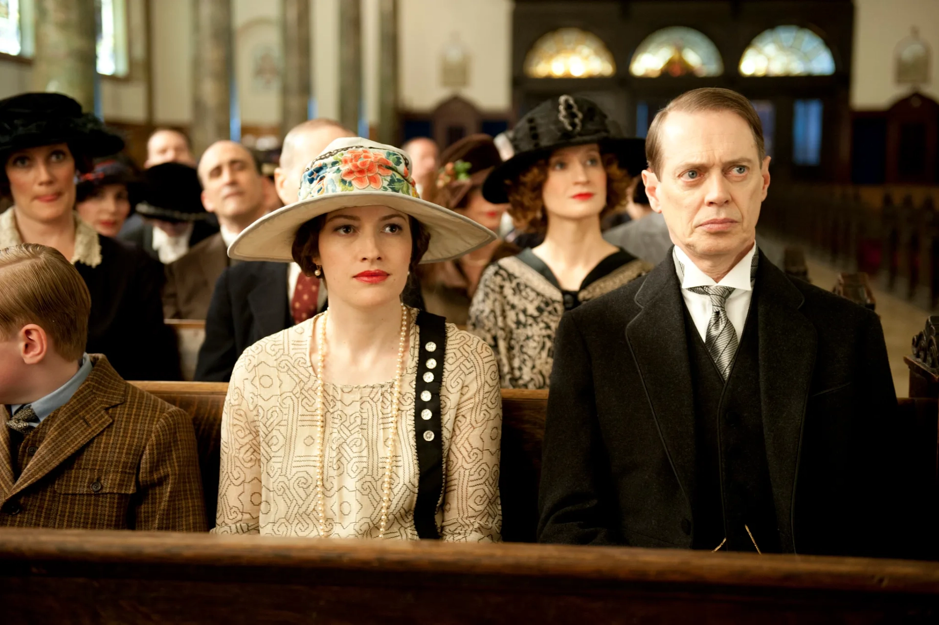 Steve Buscemi and Kelly Macdonald in Boardwalk Empire (2010)