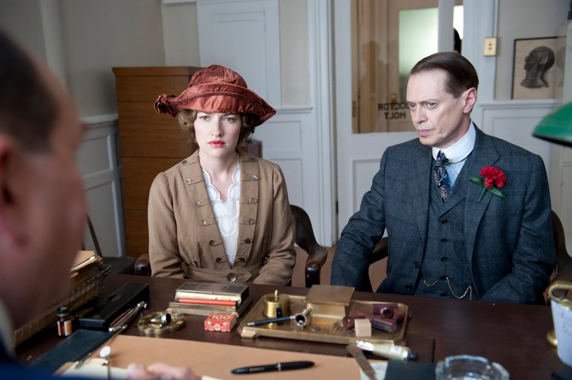 Steve Buscemi and Kelly Macdonald in Boardwalk Empire (2010)