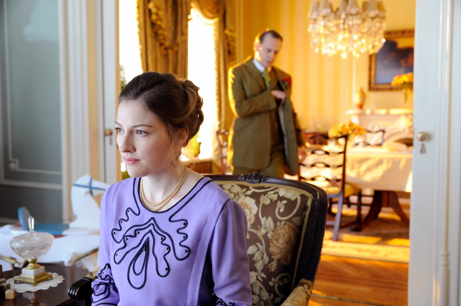 Steve Buscemi and Kelly Macdonald in Boardwalk Empire (2010)