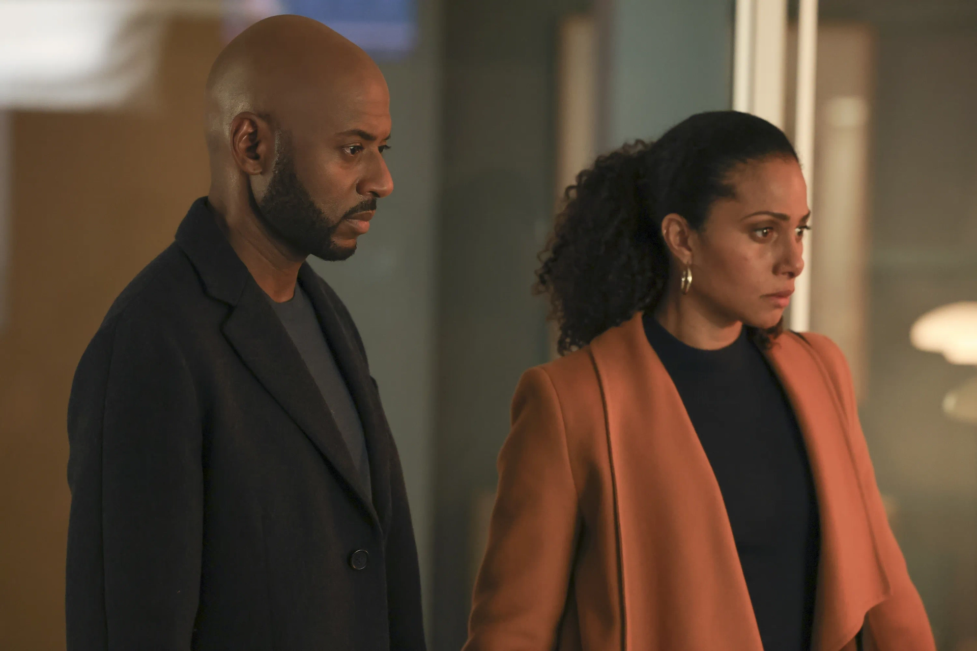 Romany Malco and Christina Moses in A Million Little Things: Hit & Run (2020)