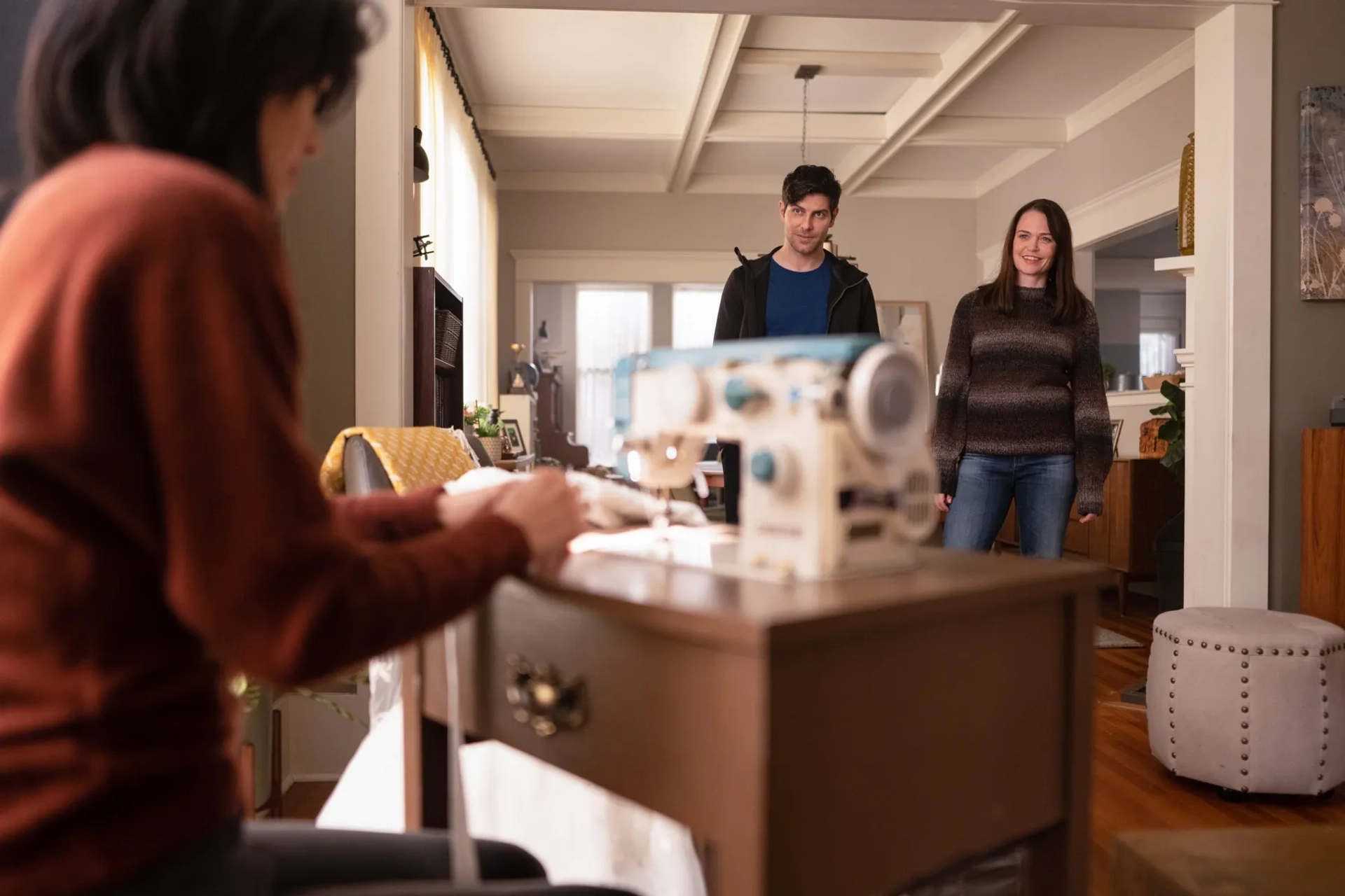 Sprague Grayden, Grace Park, and David Giuntoli in A Million Little Things: Mothers and Daughters (2020)