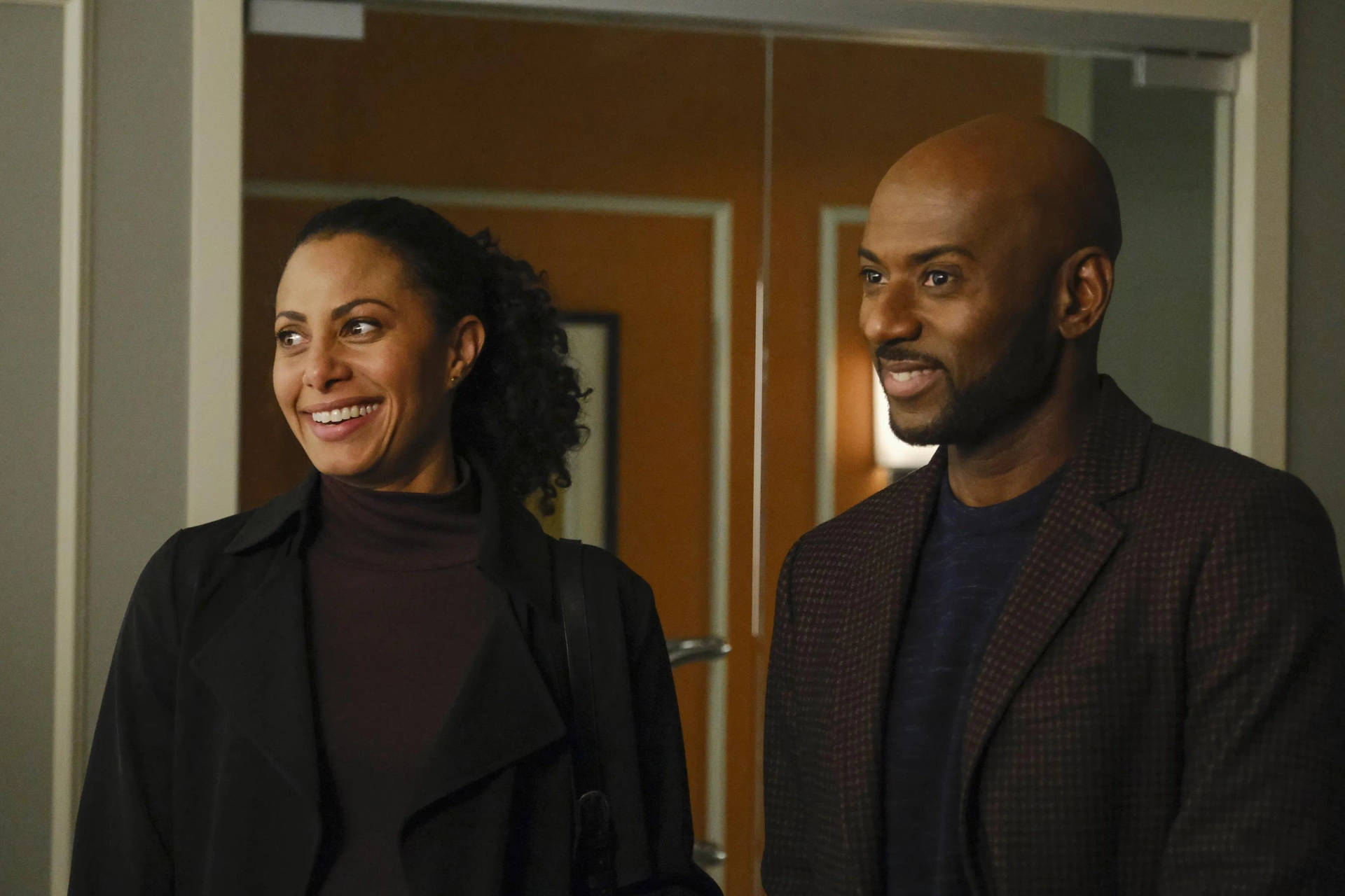 Romany Malco and Christina Moses in A Million Little Things: Change of Plans (2020)