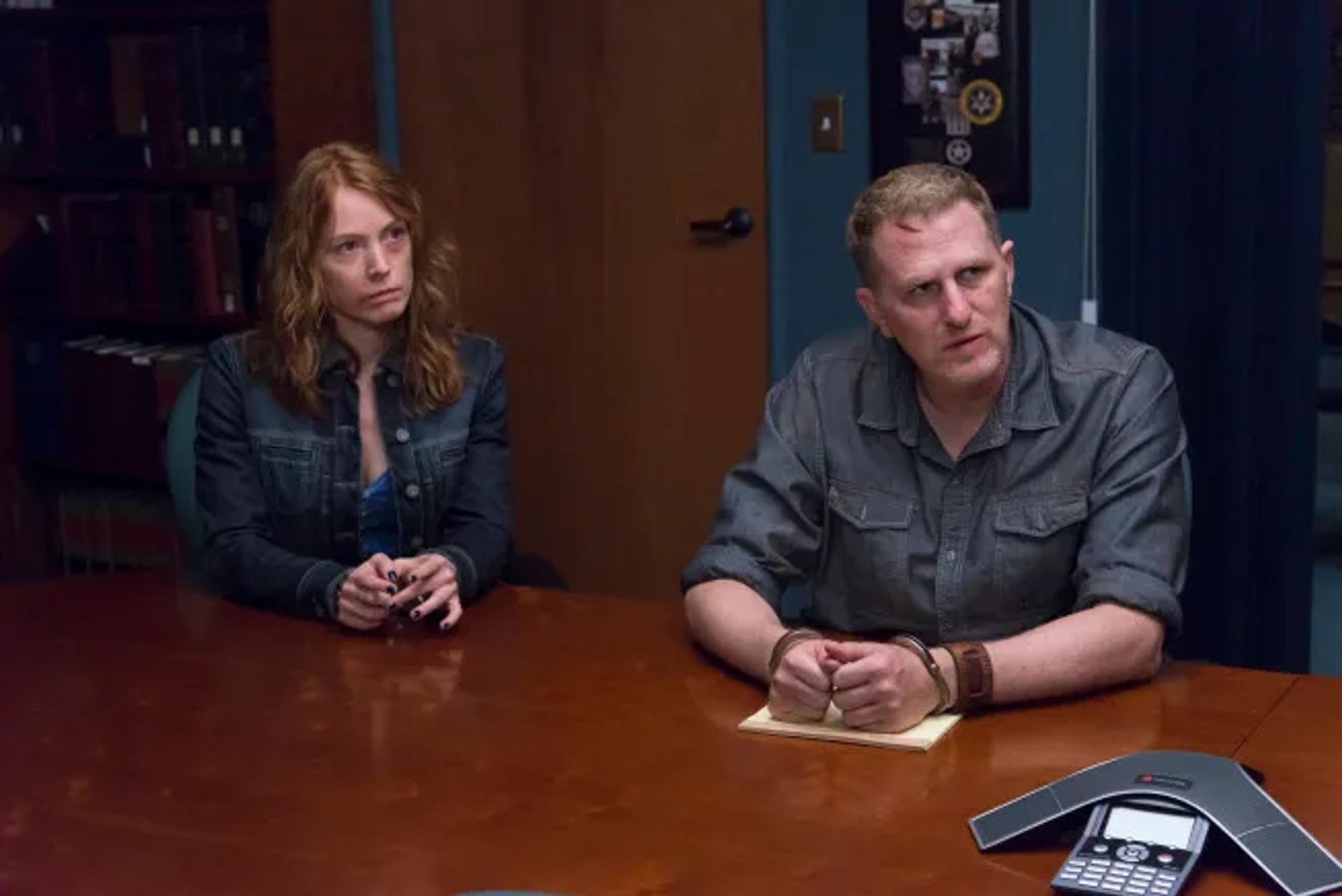 Michael Rapaport and Alicia Witt in Justified (2010)