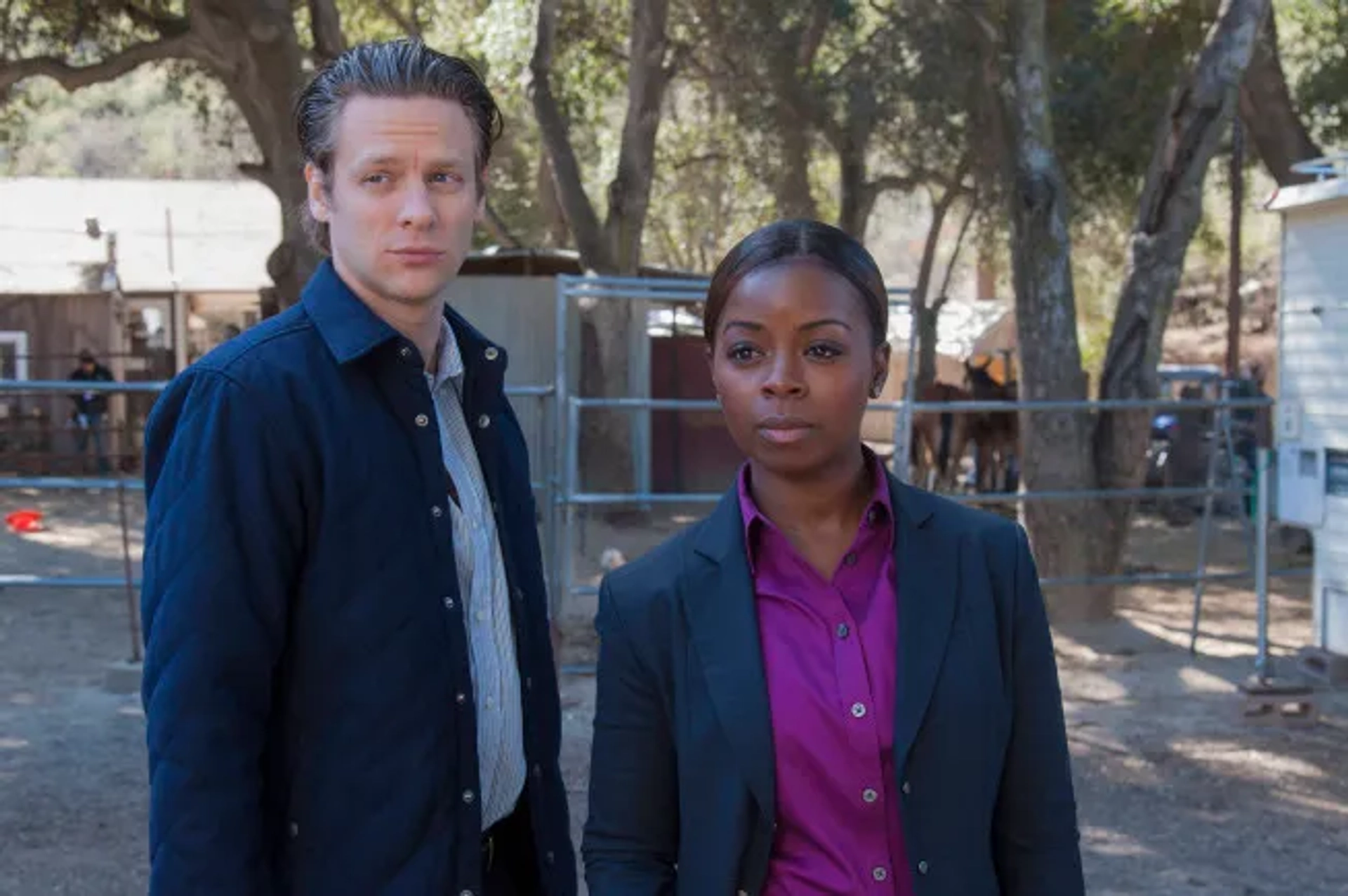 Jacob Pitts and Erica Tazel in Justified (2010)