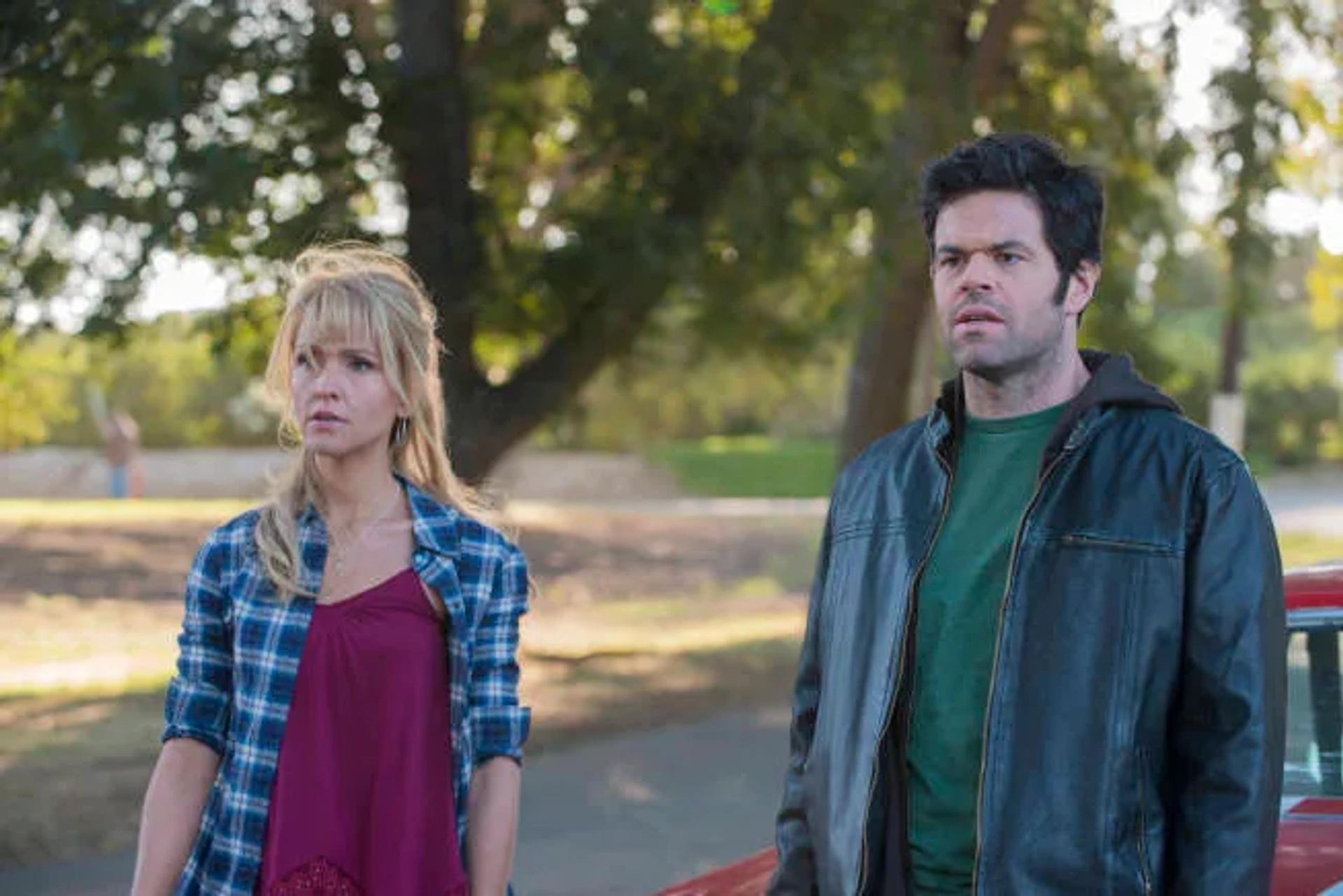 Robert Baker and Jenn Lyon in Justified (2010)