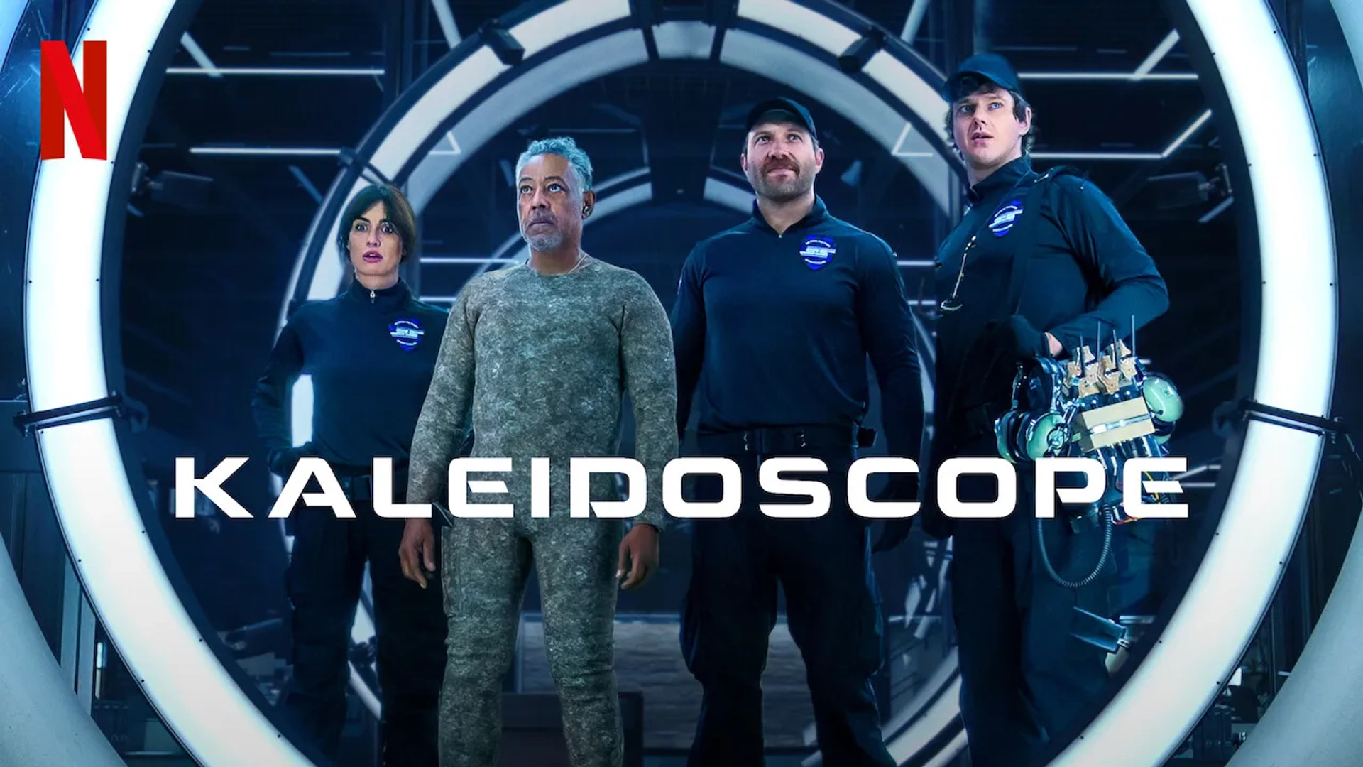 Giancarlo Esposito, Paz Vega, Jai Courtney, and Peter Mark Kendall in Kaleidoscope (2023)