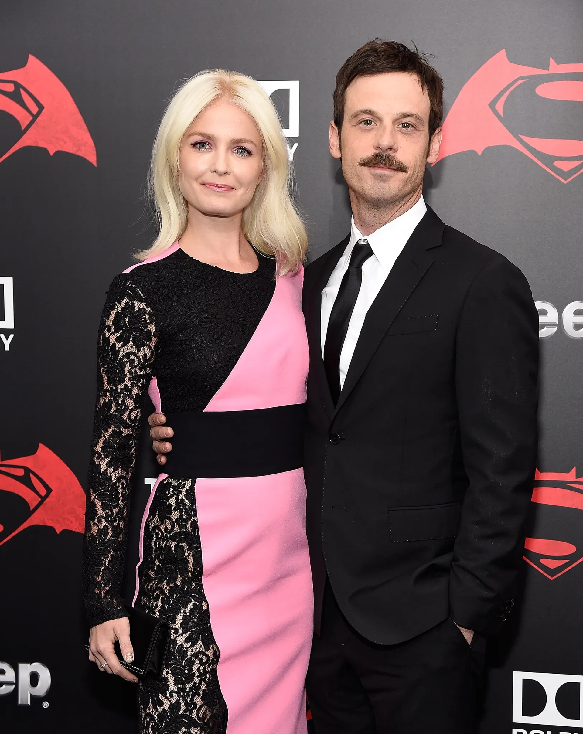 Scoot McNairy and Whitney Able at an event for Batman v Superman: Dawn of Justice (2016)