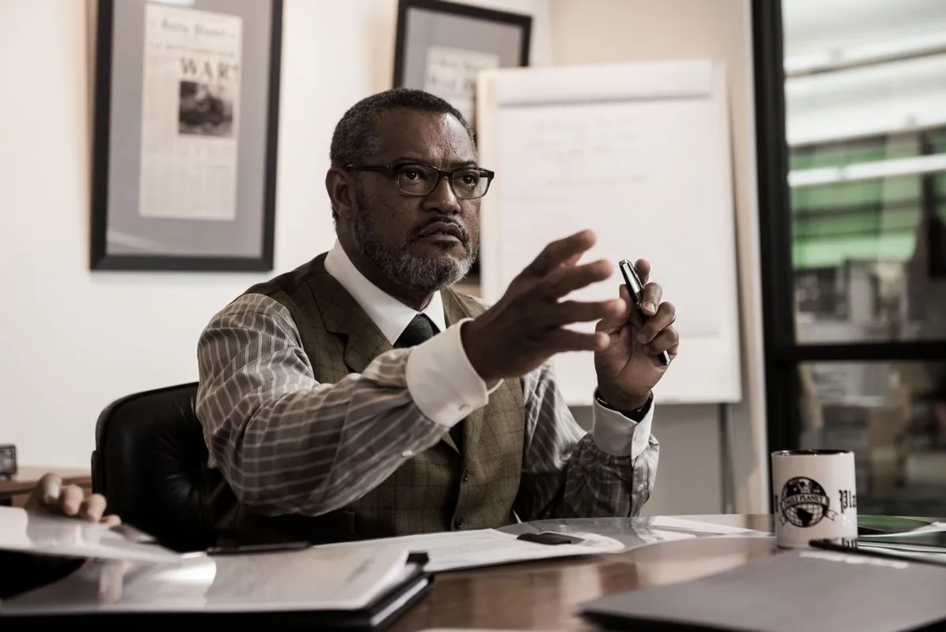 Laurence Fishburne in Batman v Superman: Dawn of Justice (2016)