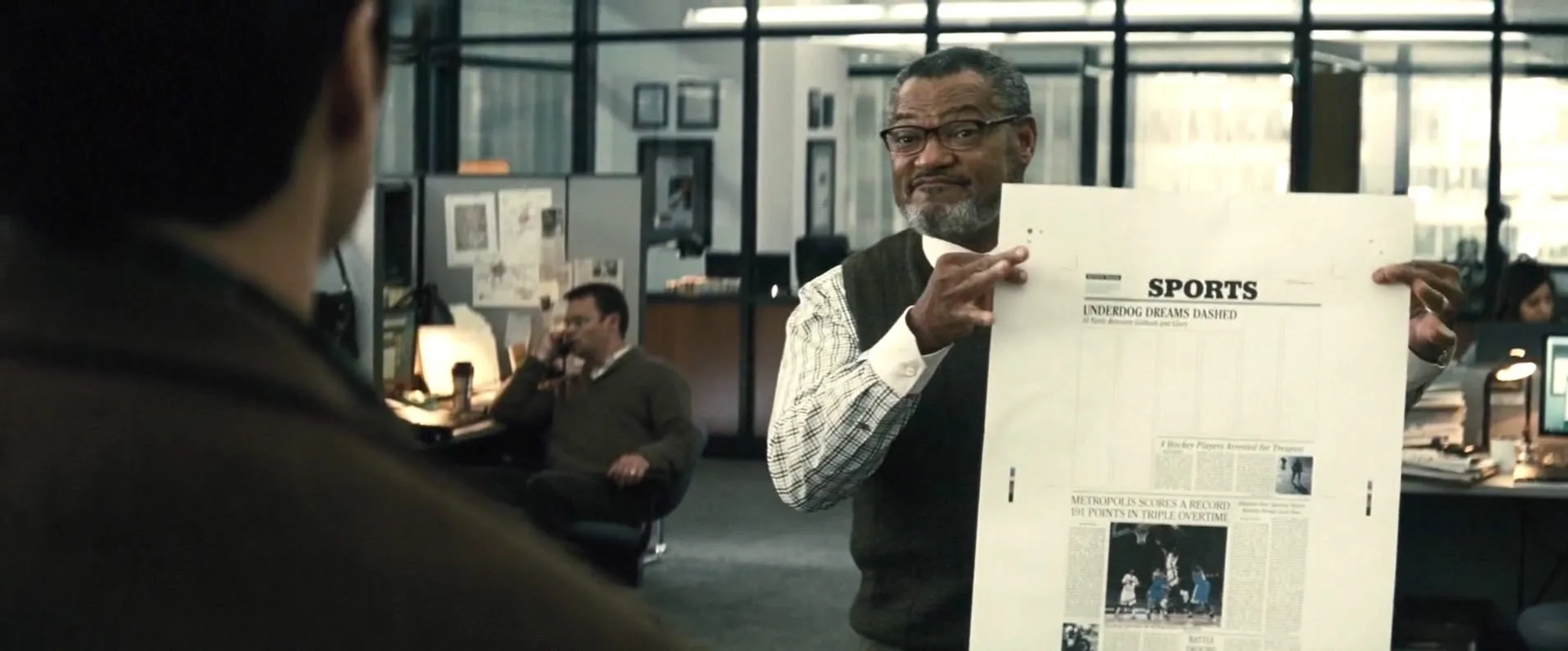 Laurence Fishburne in Batman v Superman: Dawn of Justice (2016)