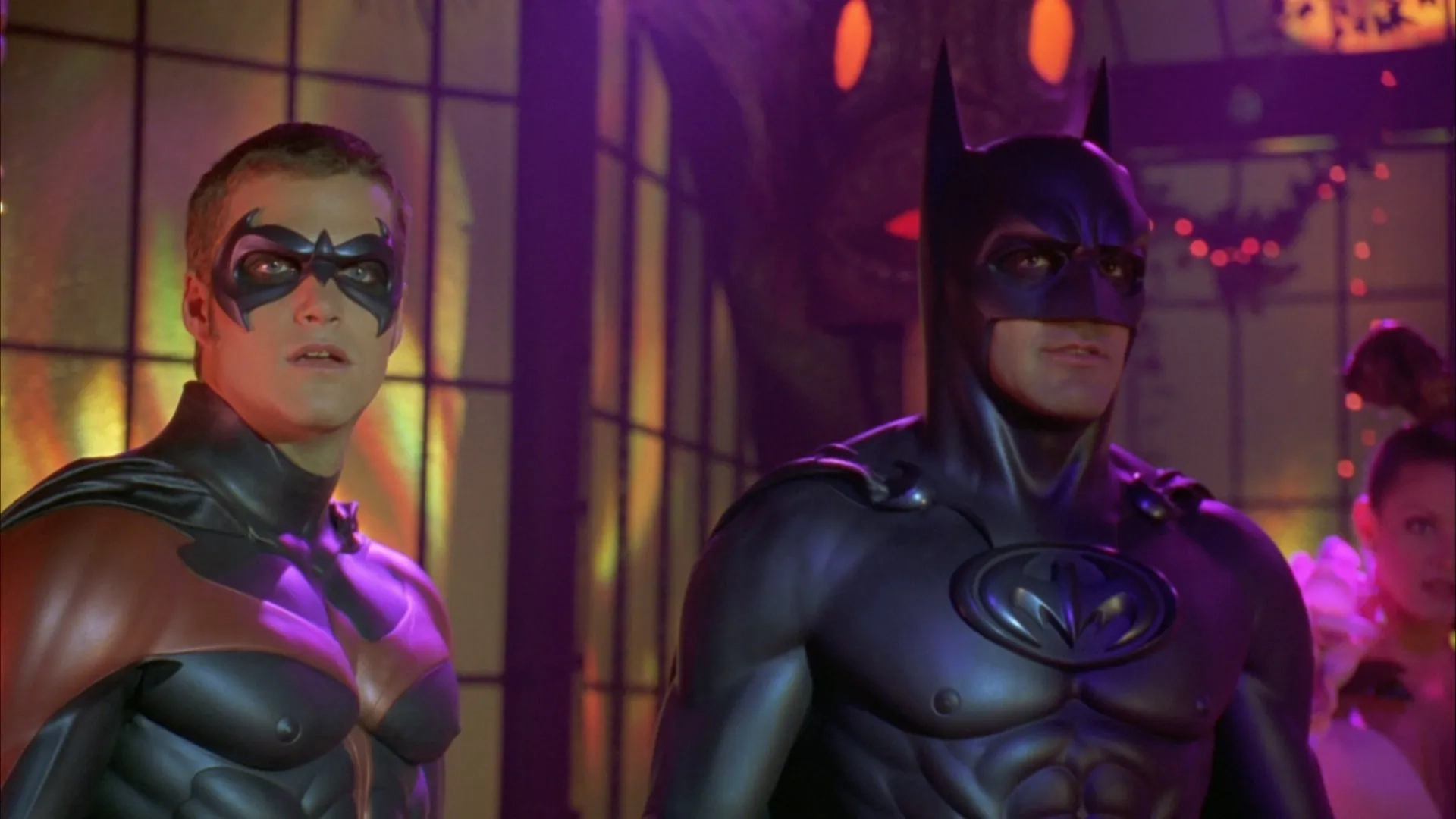 George Clooney and Chris O'Donnell in Batman & Robin (1997)