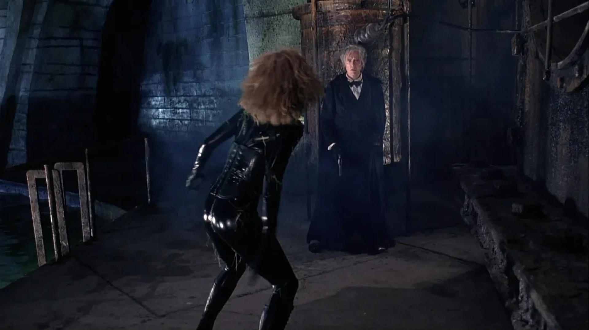 Michelle Pfeiffer and Christopher Walken in Batman Returns (1992)