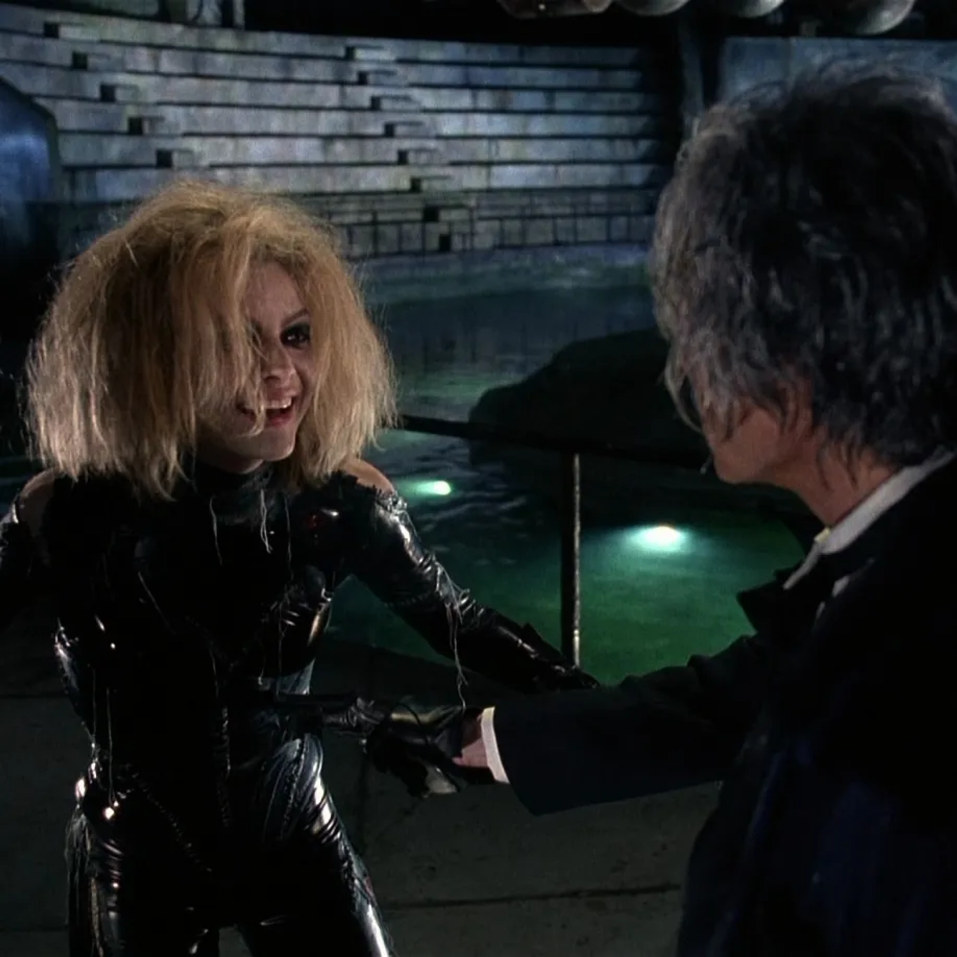 Michelle Pfeiffer and Christopher Walken in Batman Returns (1992)