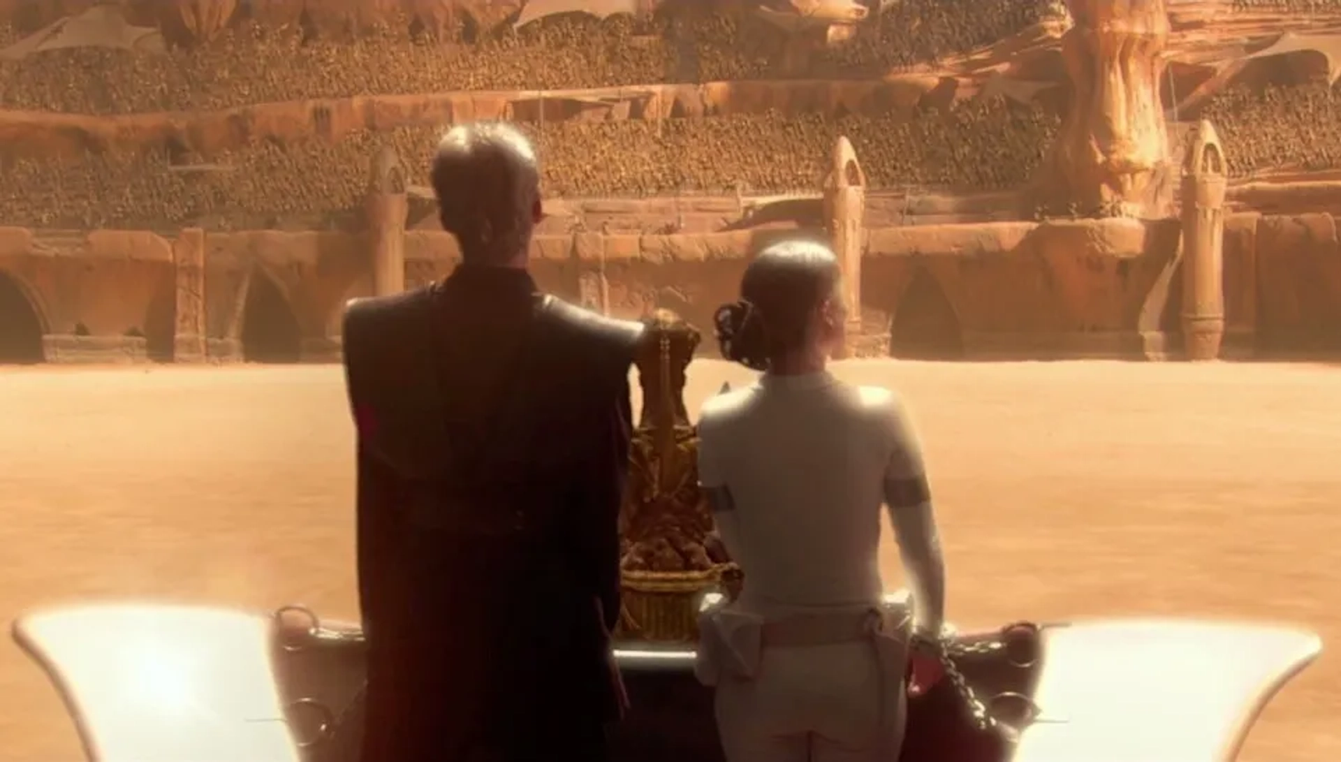 Natalie Portman and Hayden Christensen in Star Wars: Episode II - Attack of the Clones (2002)