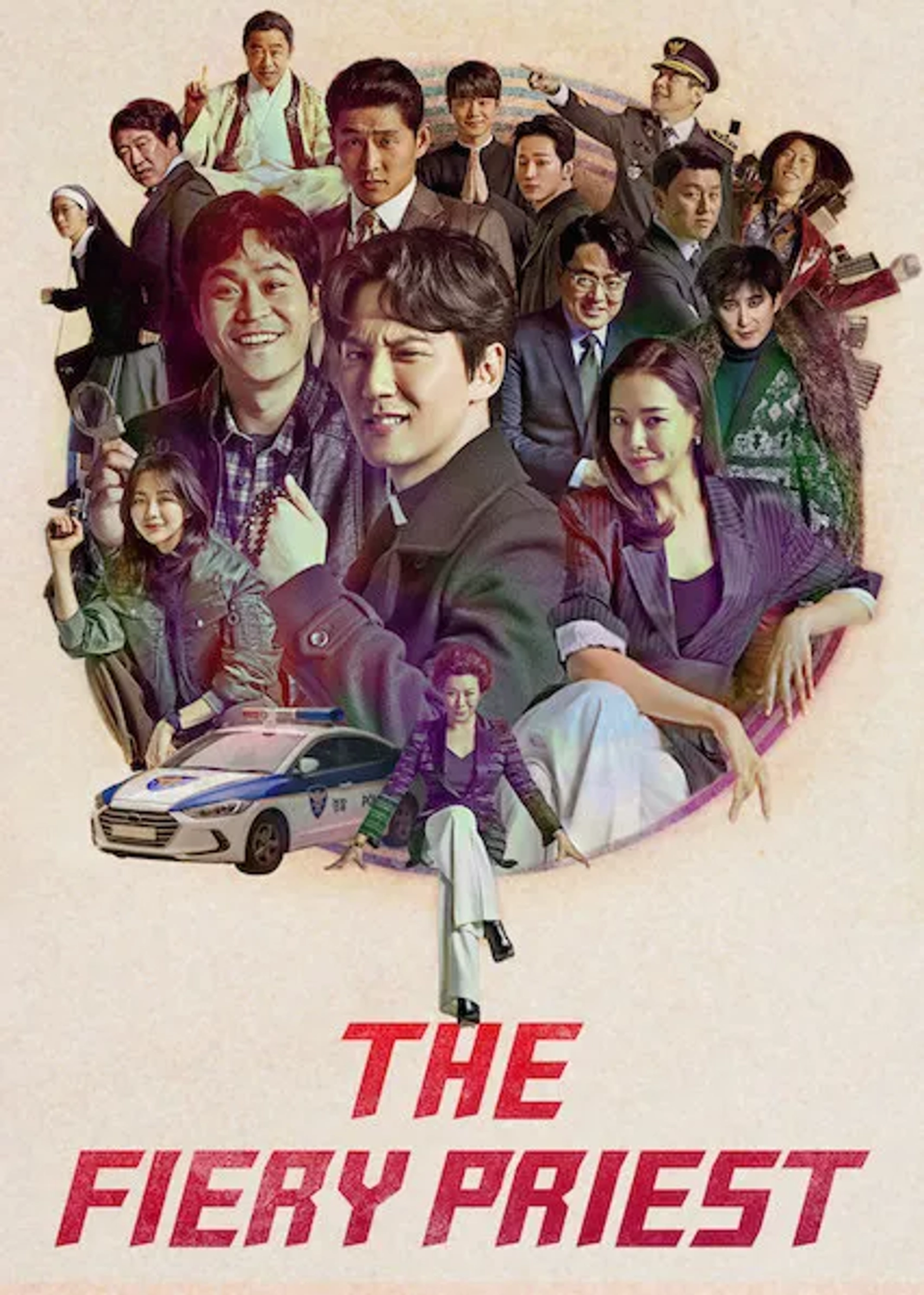 Ahn Chang-hwan, Kim Nam-gil, Lee Hanee, Kim Seong-gyoon, Baek Ji-won, Lee Je-Yeon, Joon Go, Sung-woo Jeon, and Kim Hyung-mook in The Fiery Priest (2019)